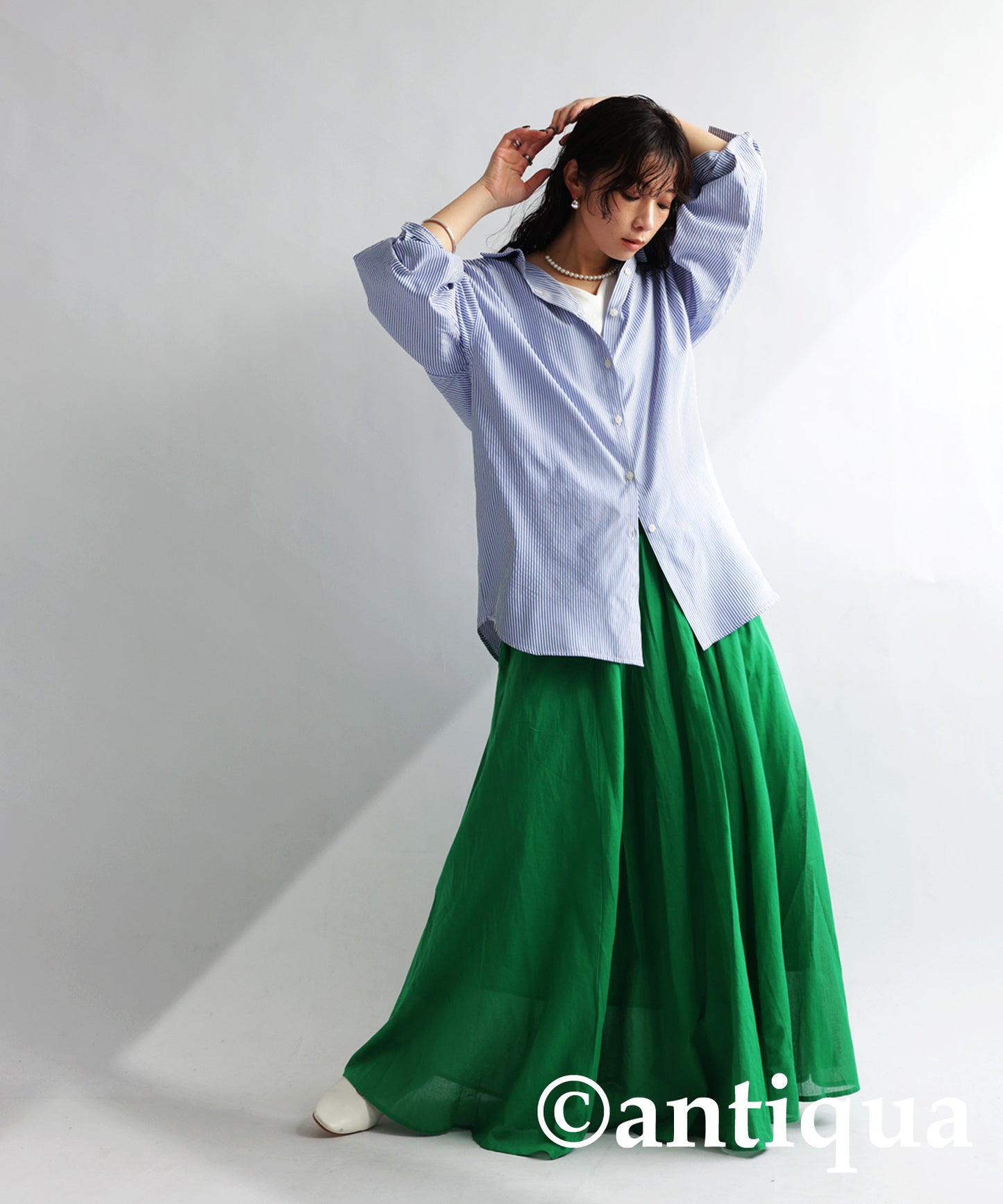 100%Cotton Circular Skirt Ladies