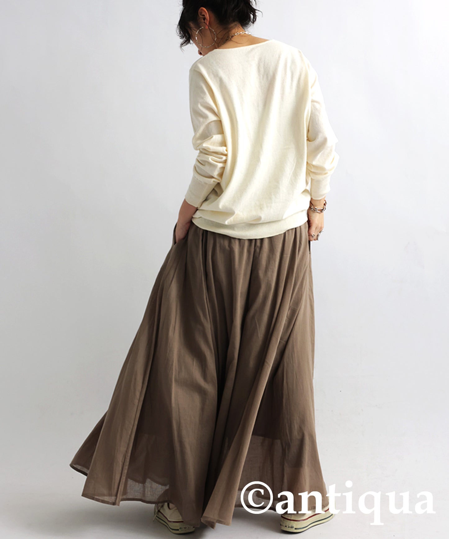 100%Cotton Circular Skirt Ladies