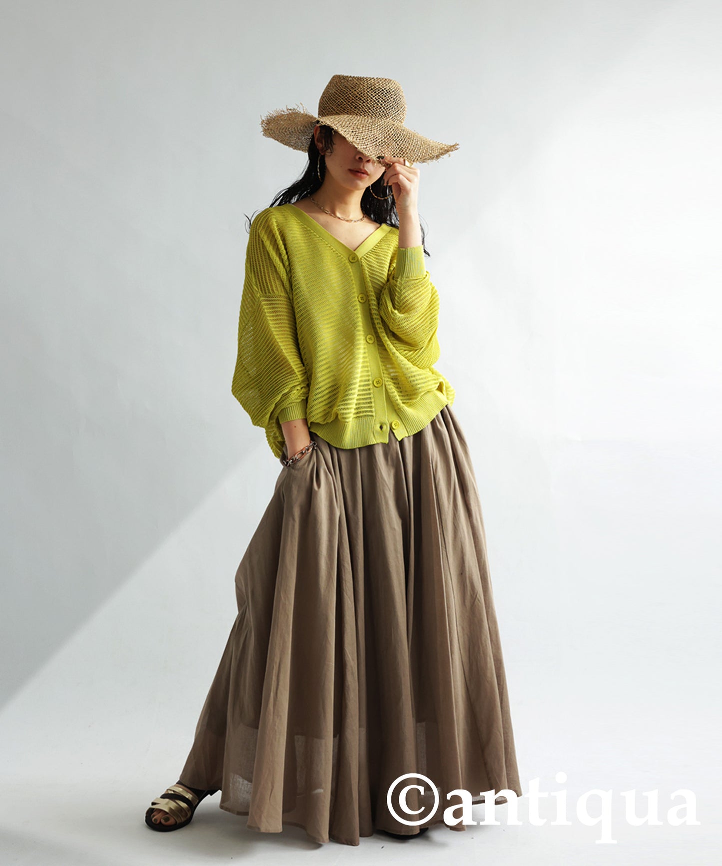 100%Cotton Circular Skirt Ladies