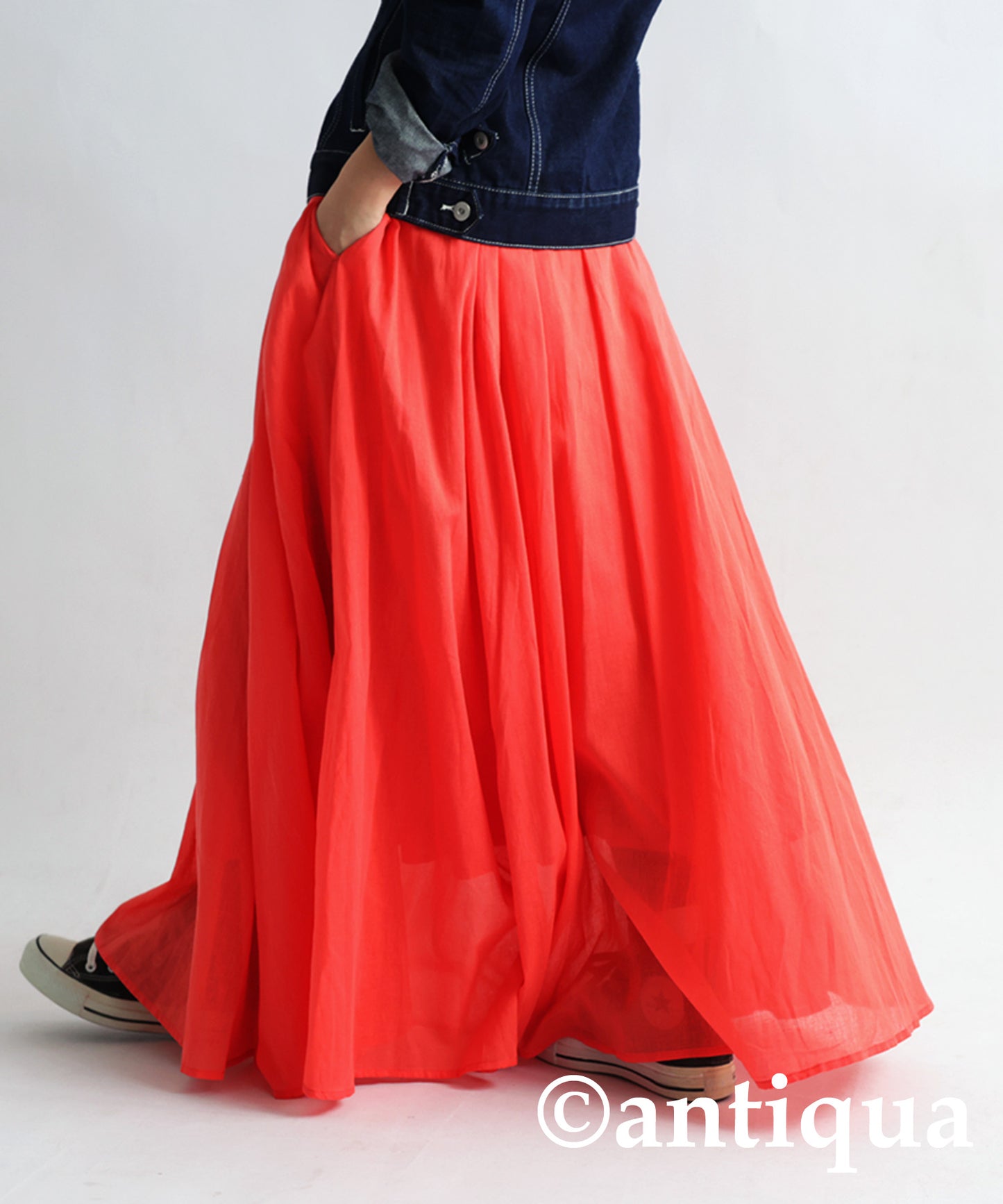 100%Cotton Circular Skirt Ladies