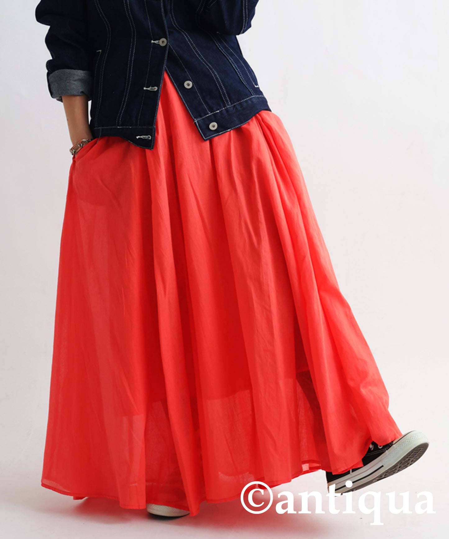 100%Cotton Circular Skirt Ladies