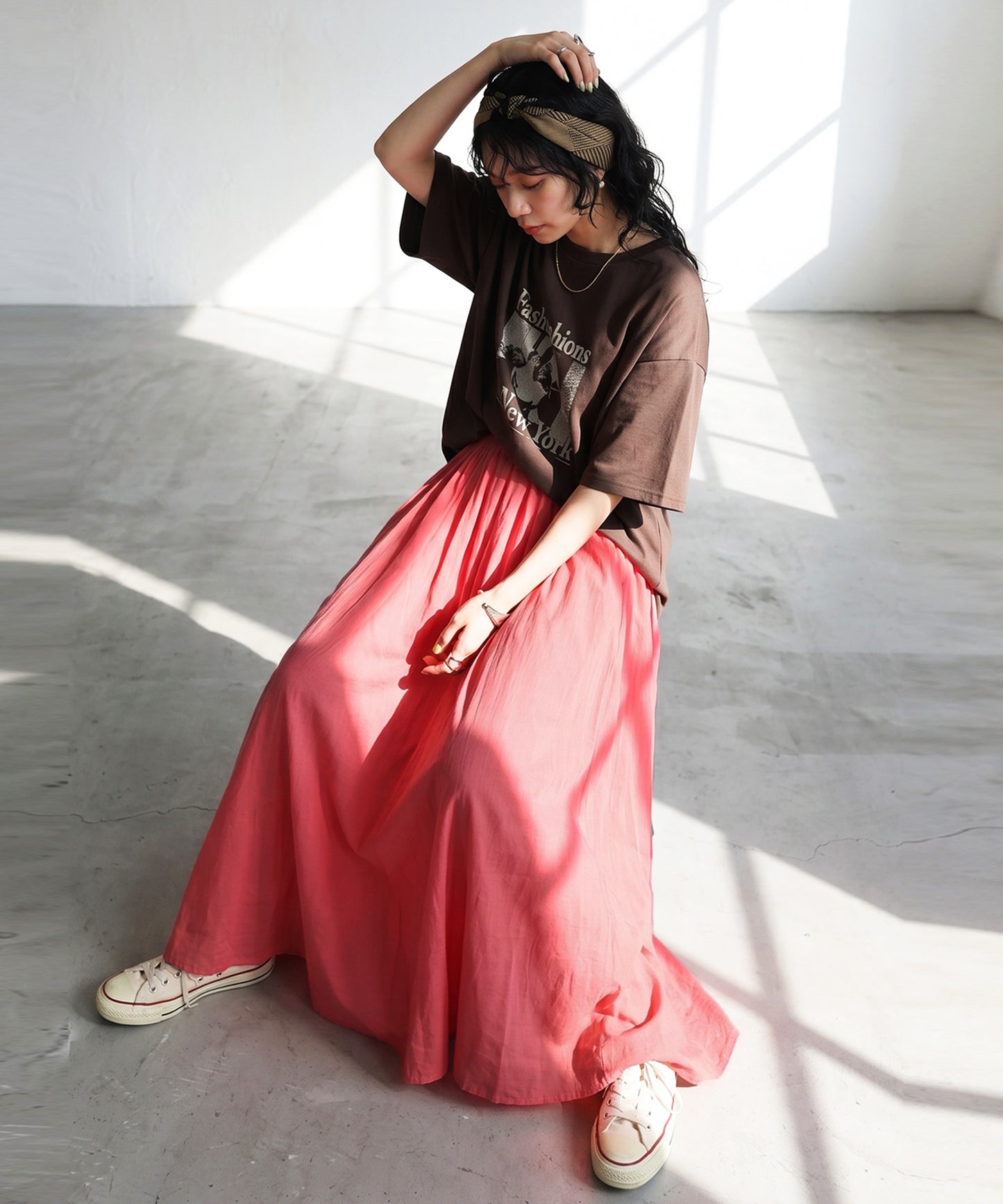 100%Cotton Circular Skirt Ladies