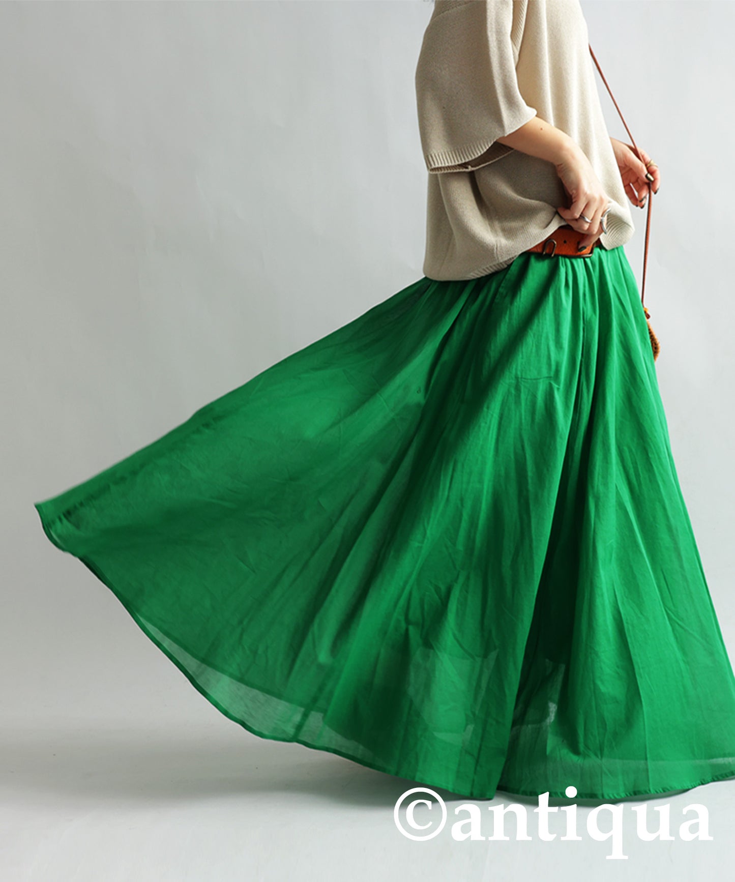 100%Cotton Circular Skirt Ladies