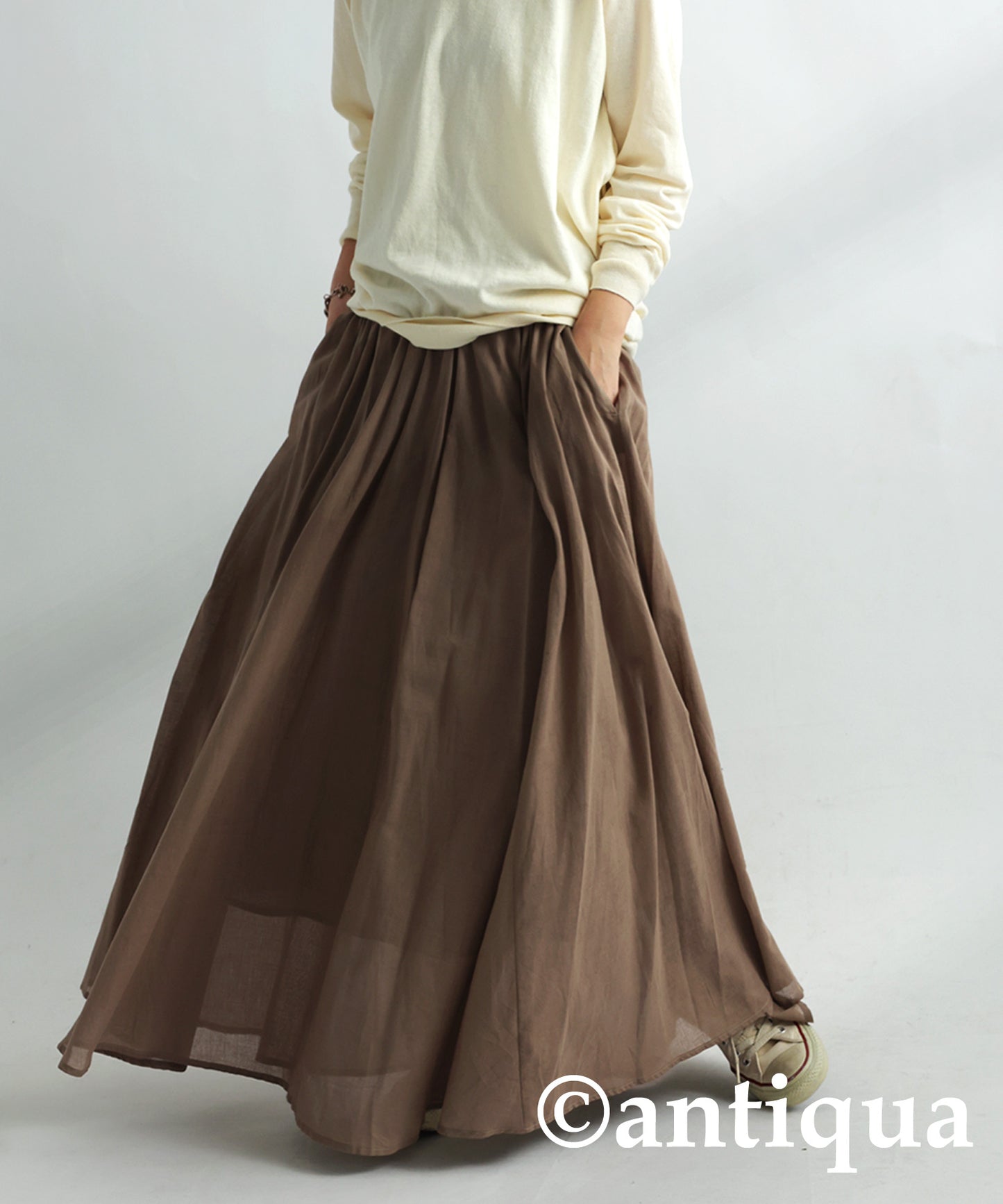 100%Cotton Circular Skirt Ladies