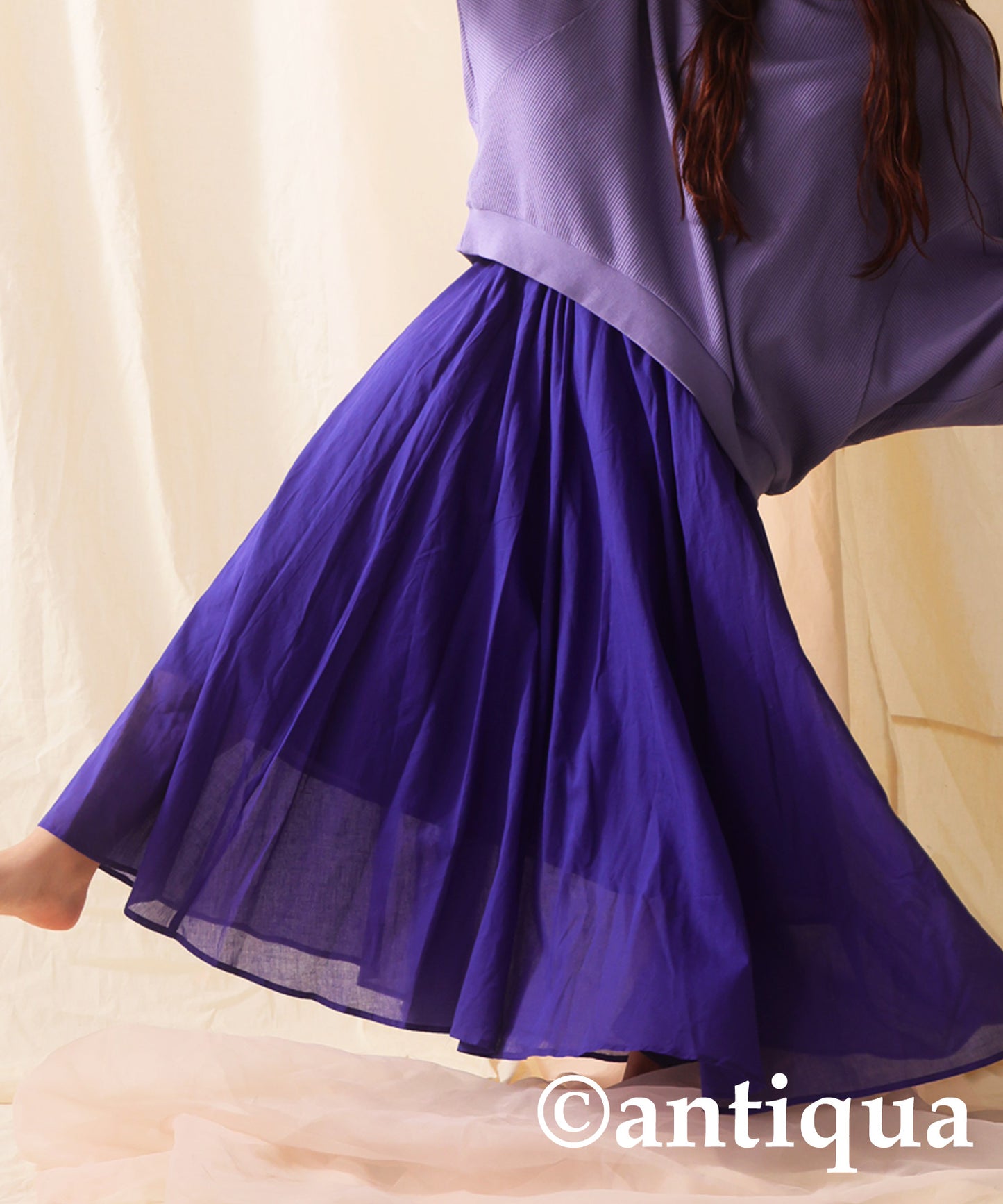 100%Cotton Circular Skirt Ladies