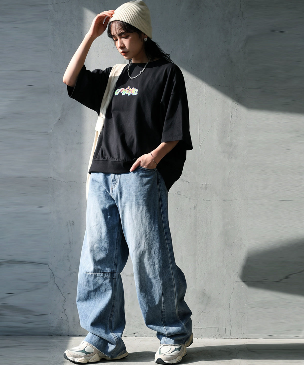 100% Cotton Sweat Stain Resistant Logo T-Shirt Ladies