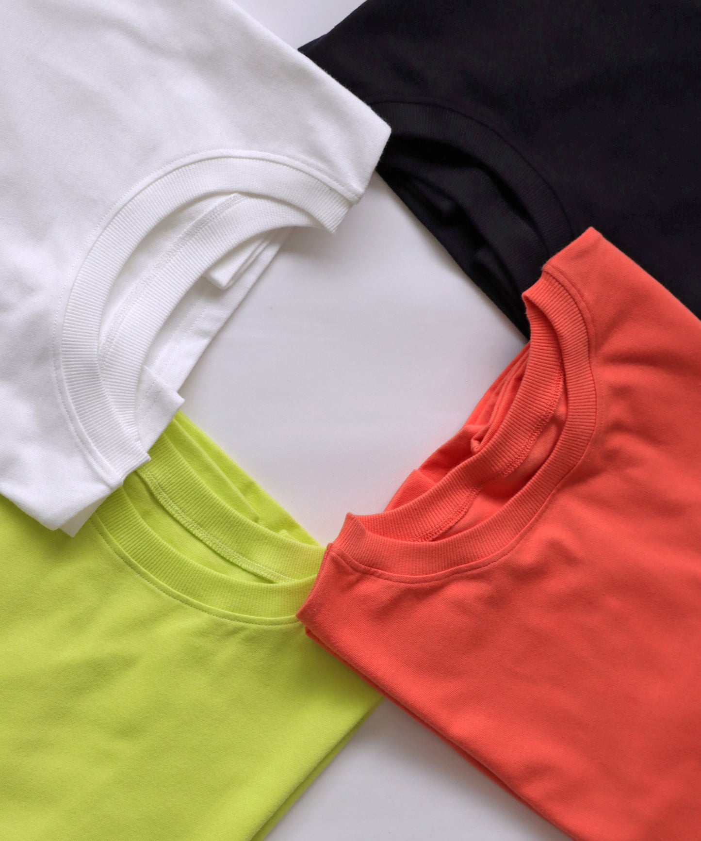 Men's T-shirt Short Sleeve Cotton 100 solid color