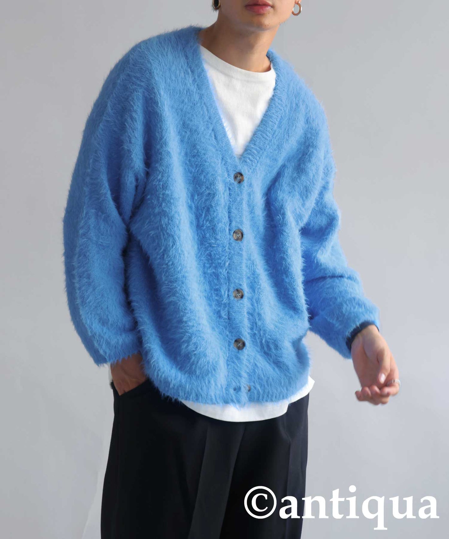 Men’s Shaggy Cardigan Long Sleeve