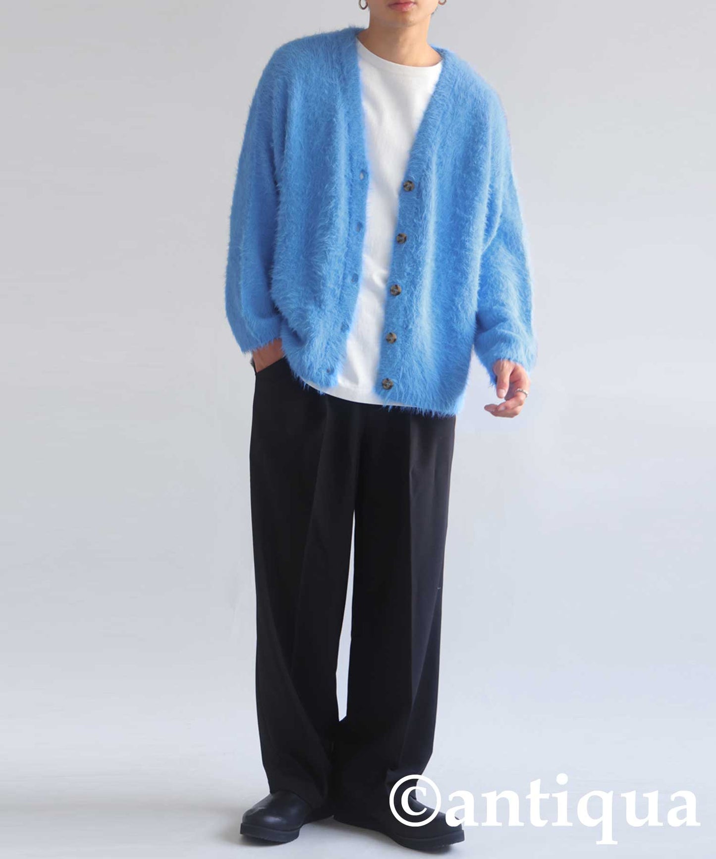 Men’s Shaggy Cardigan Long Sleeve