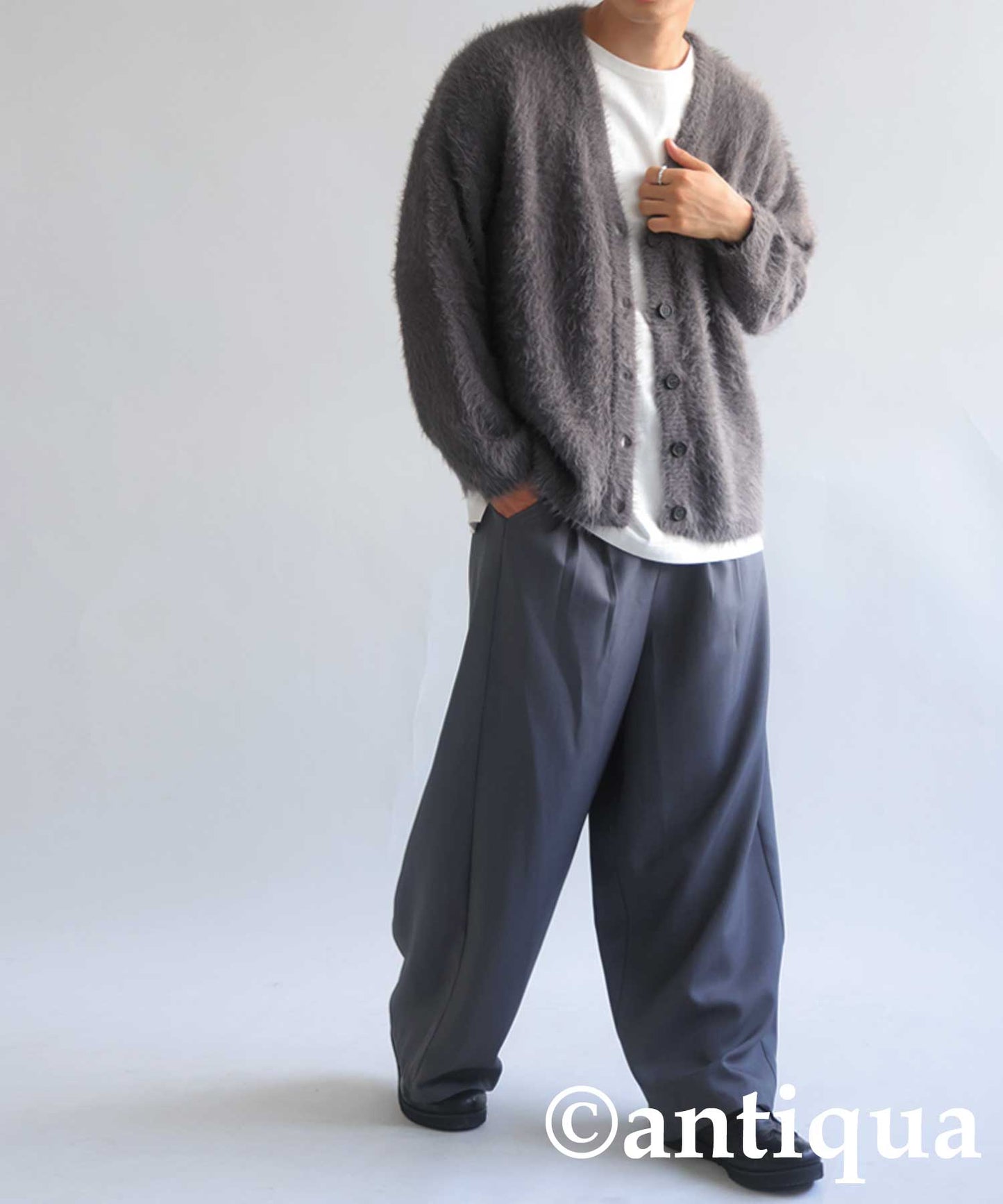 Men’s Shaggy Cardigan Long Sleeve