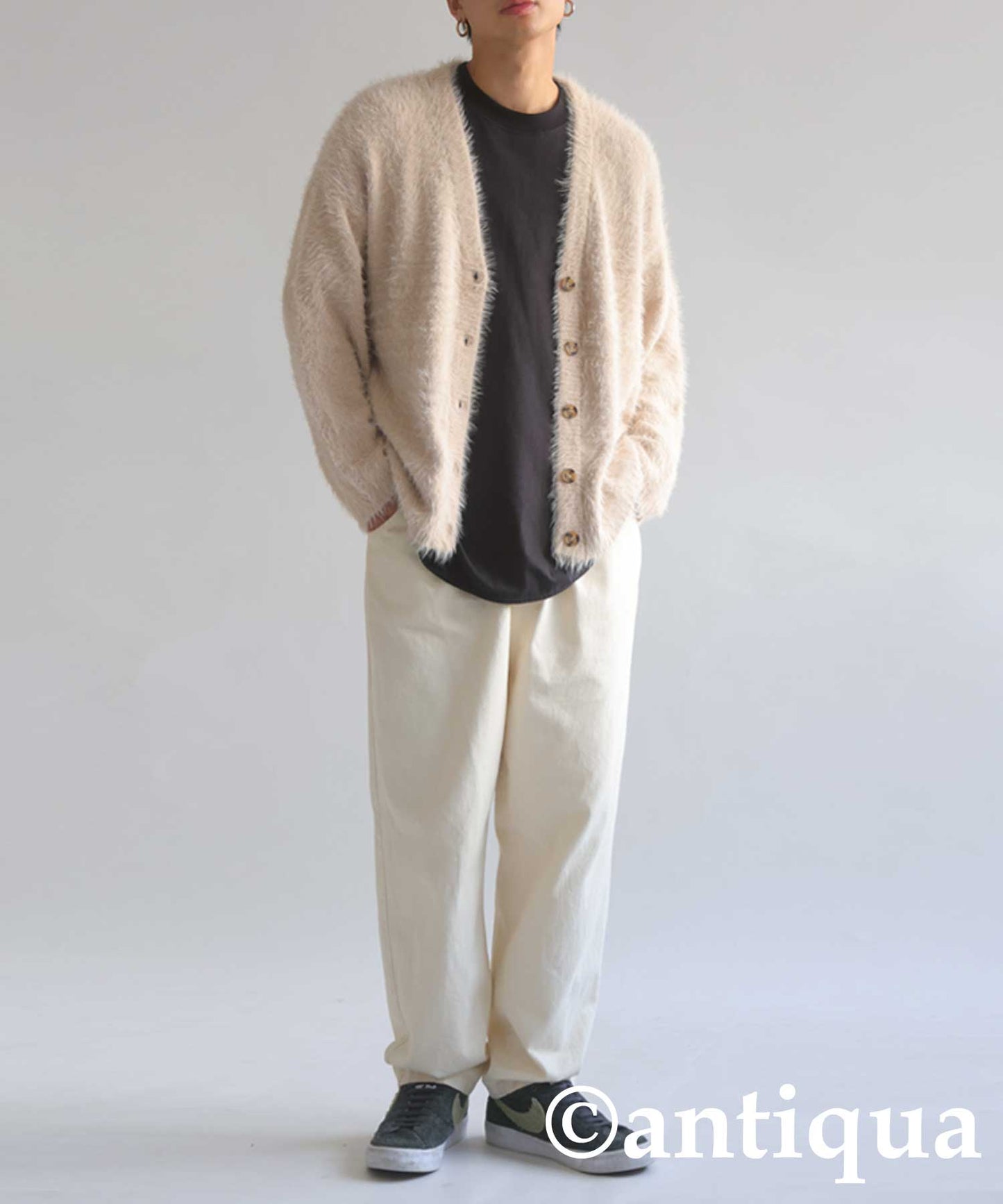 Men’s Shaggy Cardigan Long Sleeve