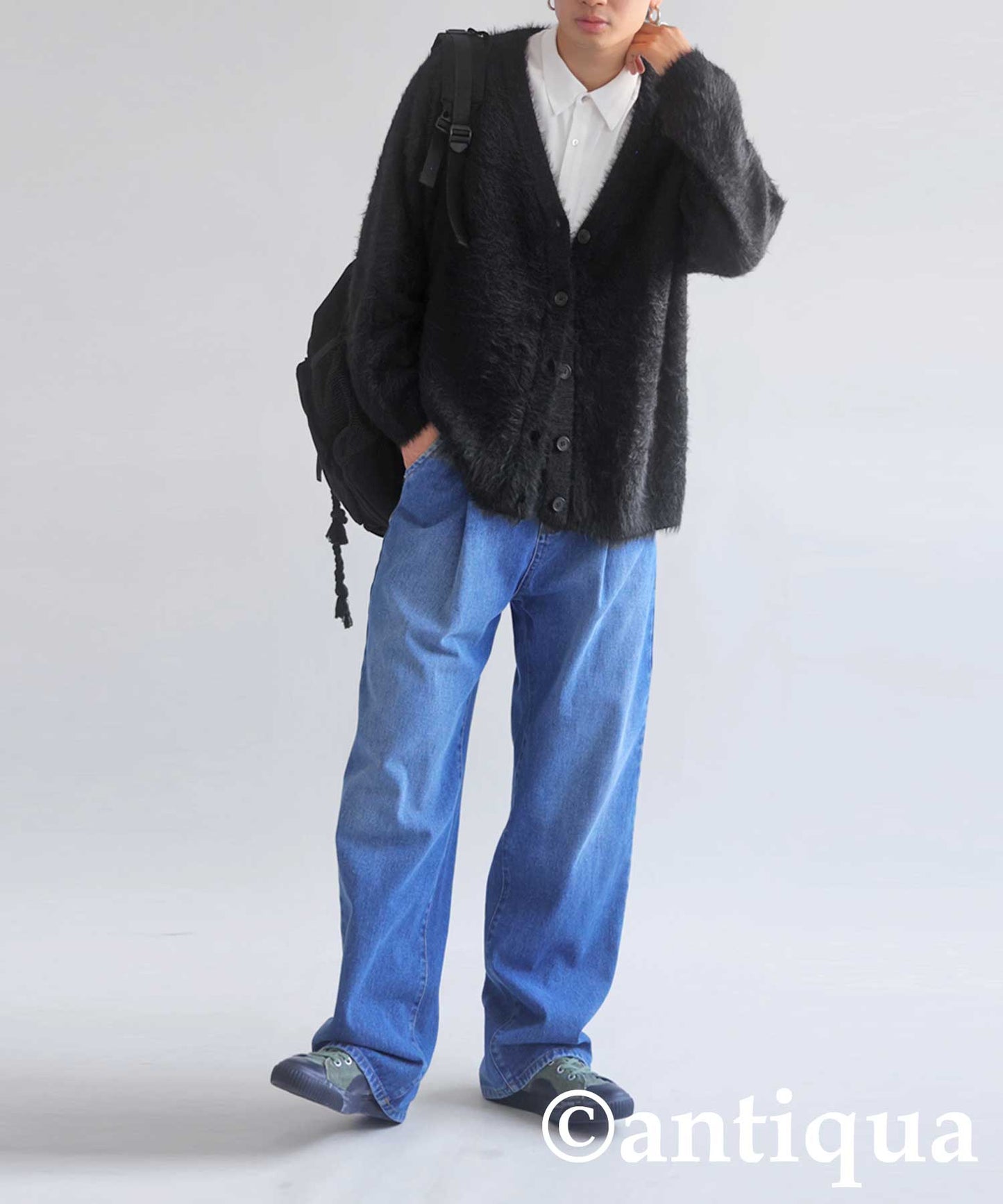 Men’s Shaggy Cardigan Long Sleeve