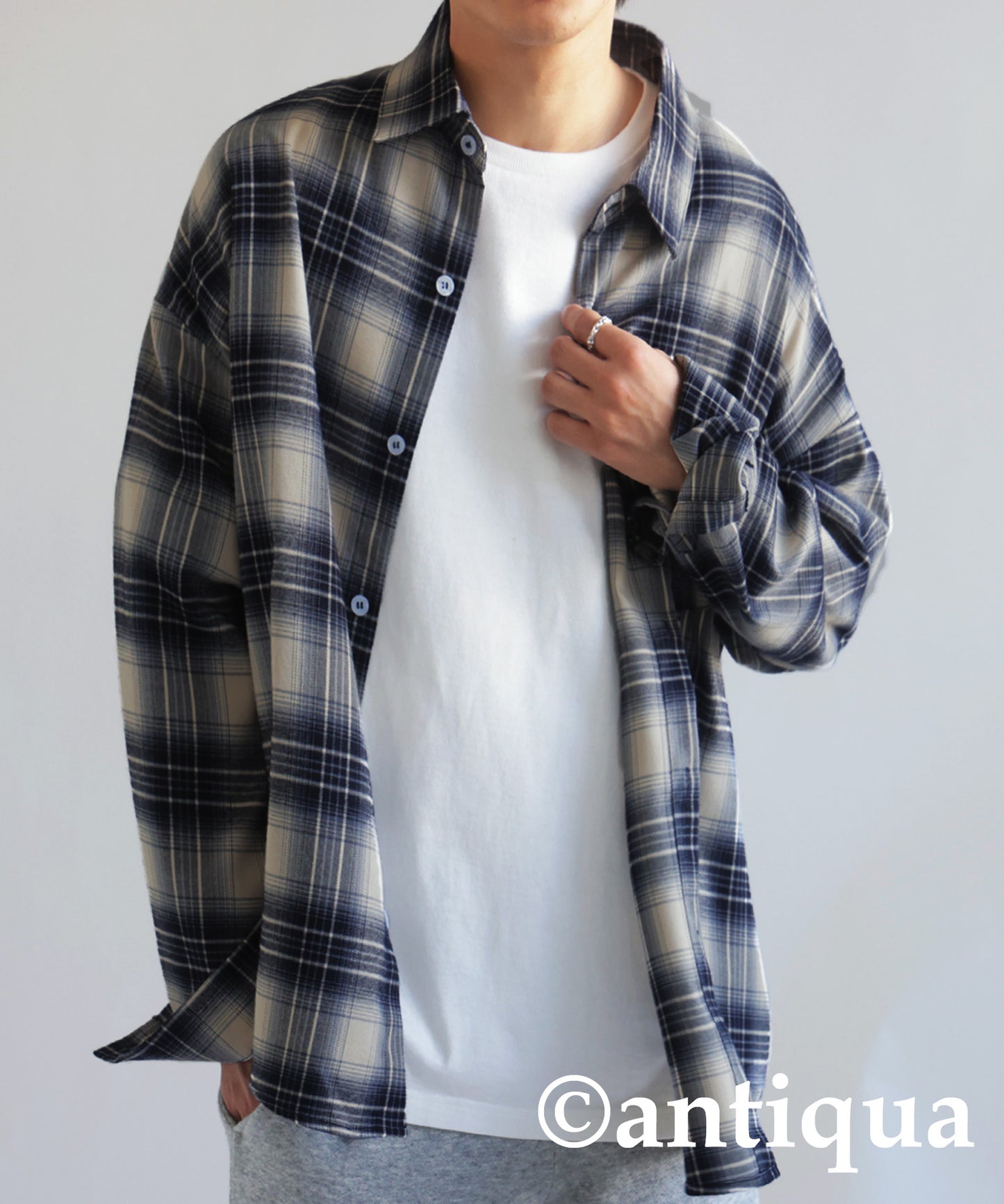 Men's Long Sleeve Shirt Plaid