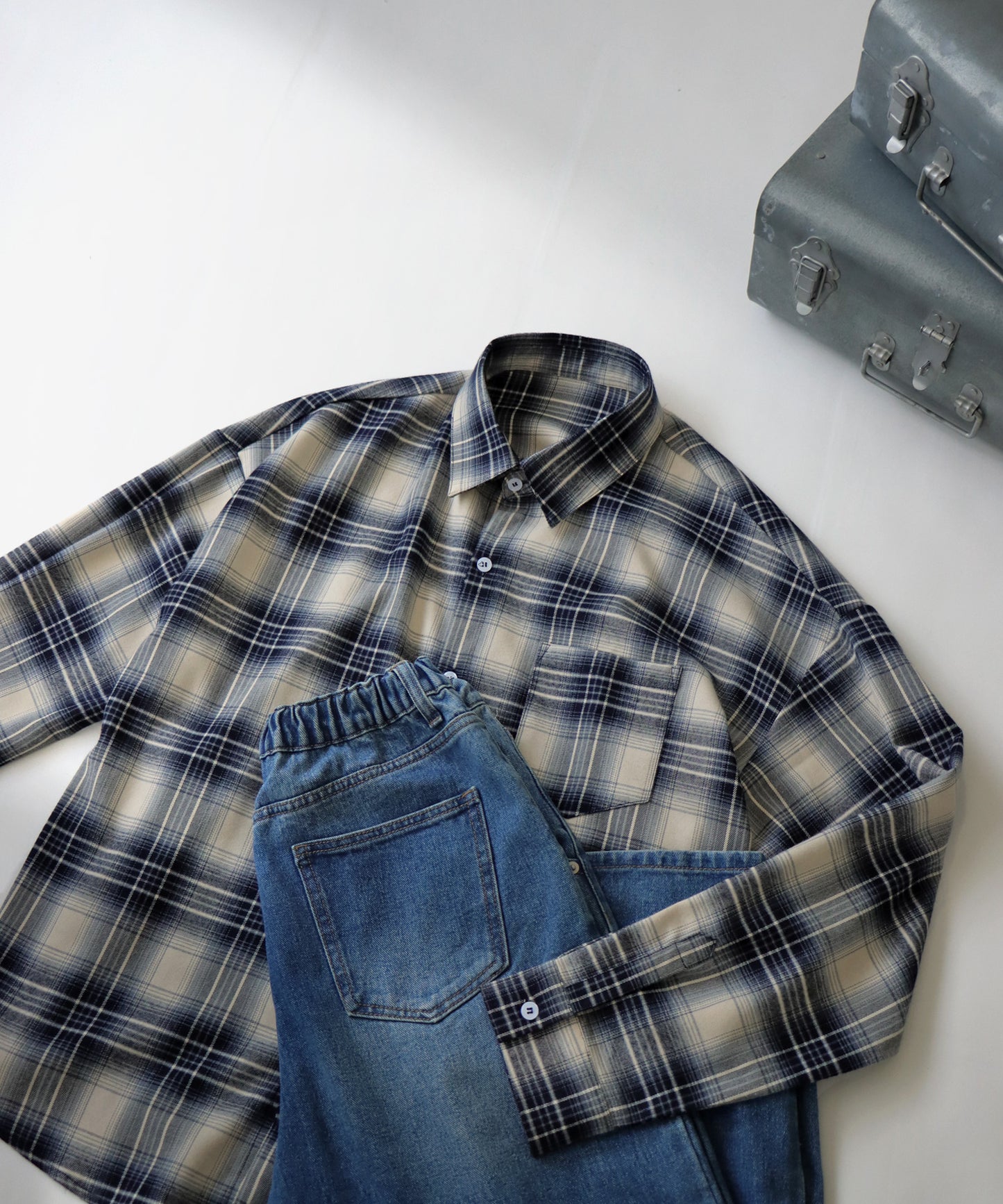 Men's Long Sleeve Shirt Plaid