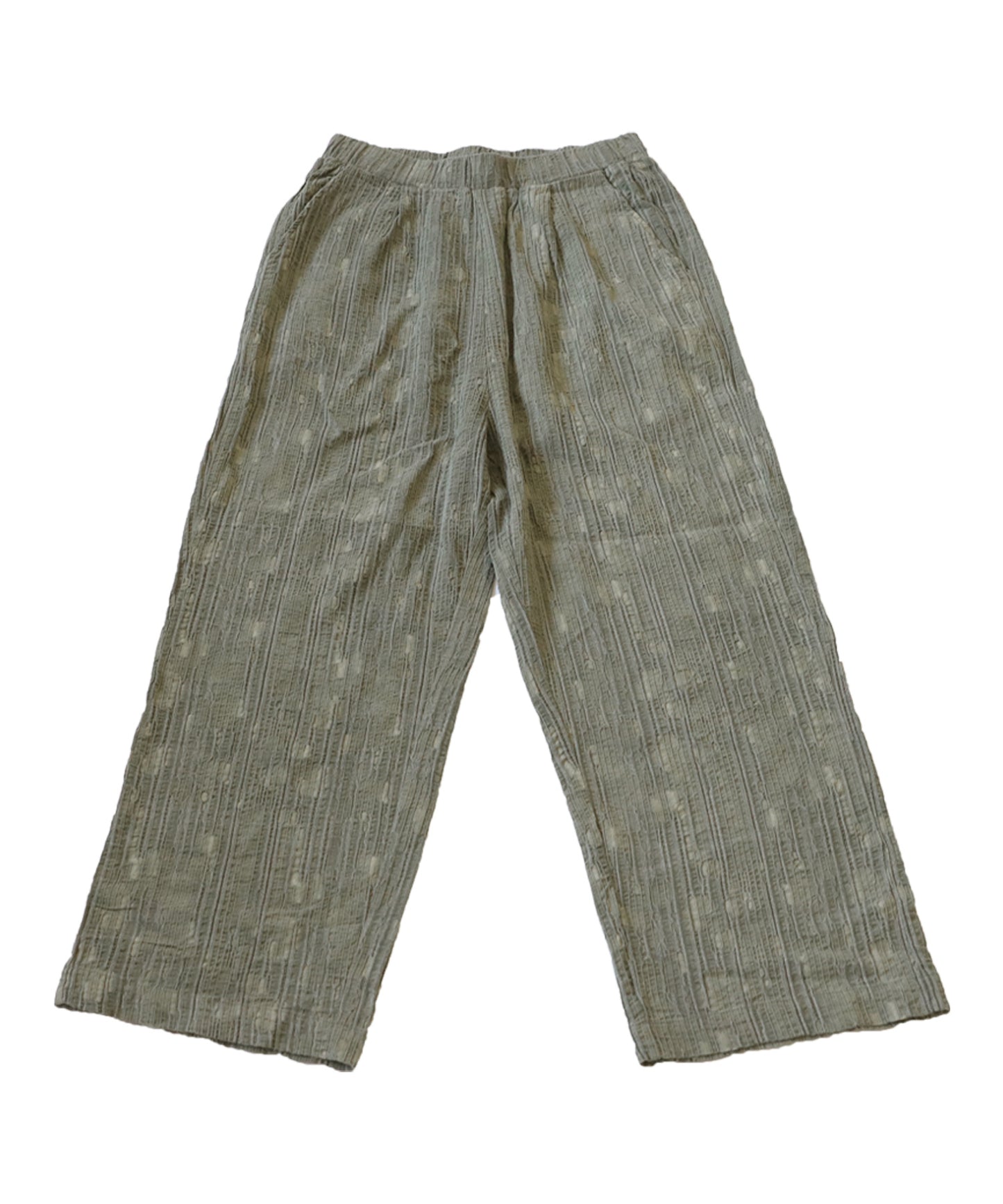 Cotton Linen Wide Straight Pants Ladies