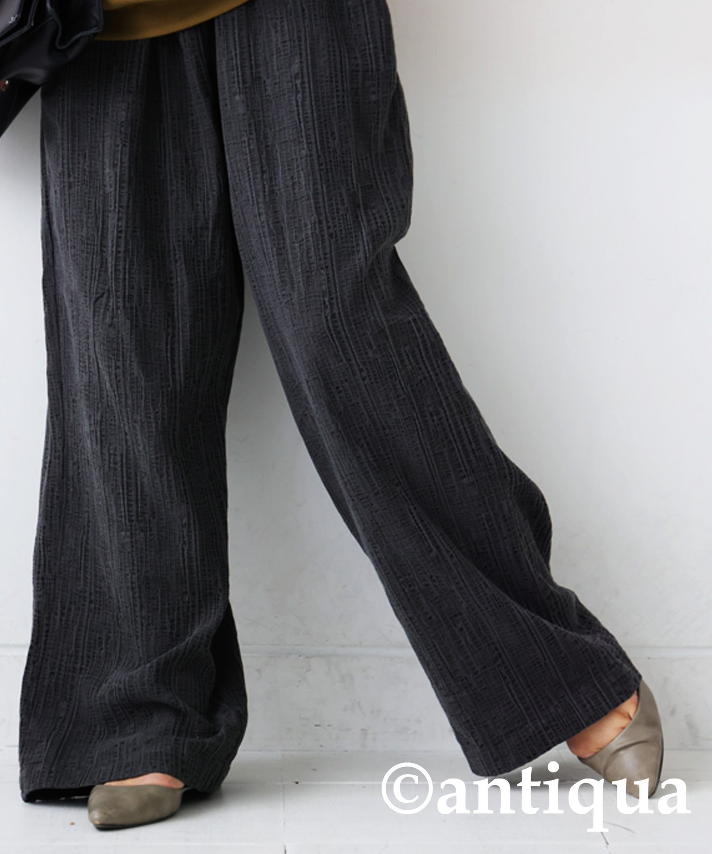 Cotton Linen Wide Straight Pants Ladies