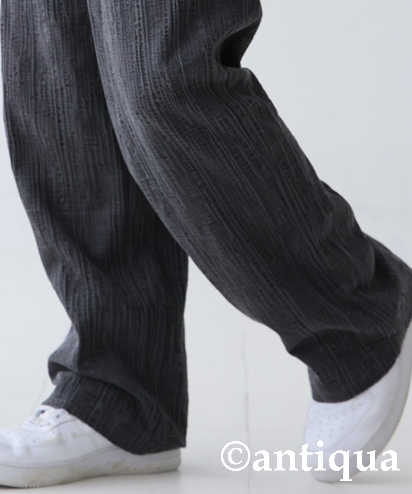 Cotton Linen Wide Straight Pants Men's