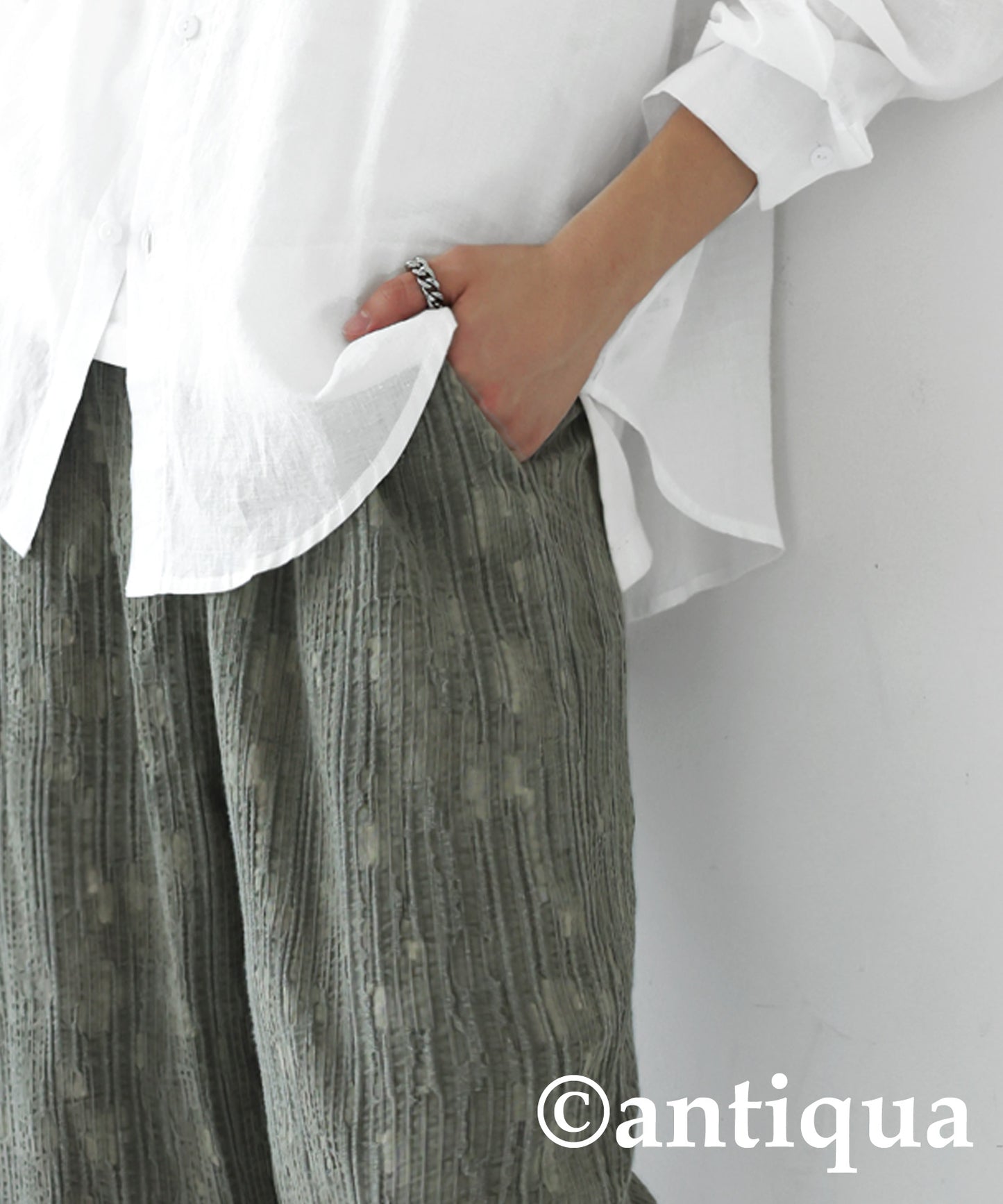 Cotton Linen Wide Straight Pants Men's