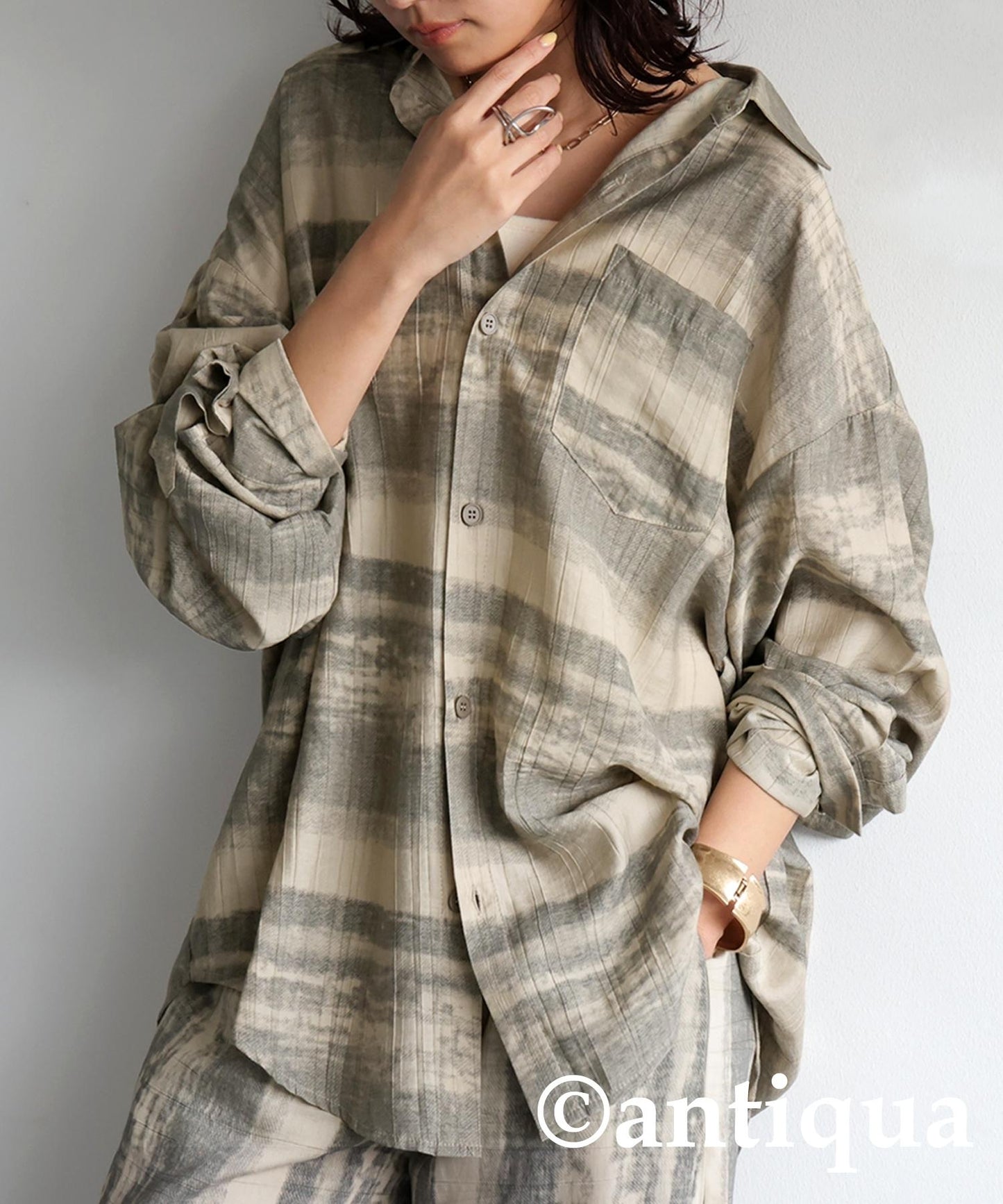 Ladies Nuance Pattern Shirt