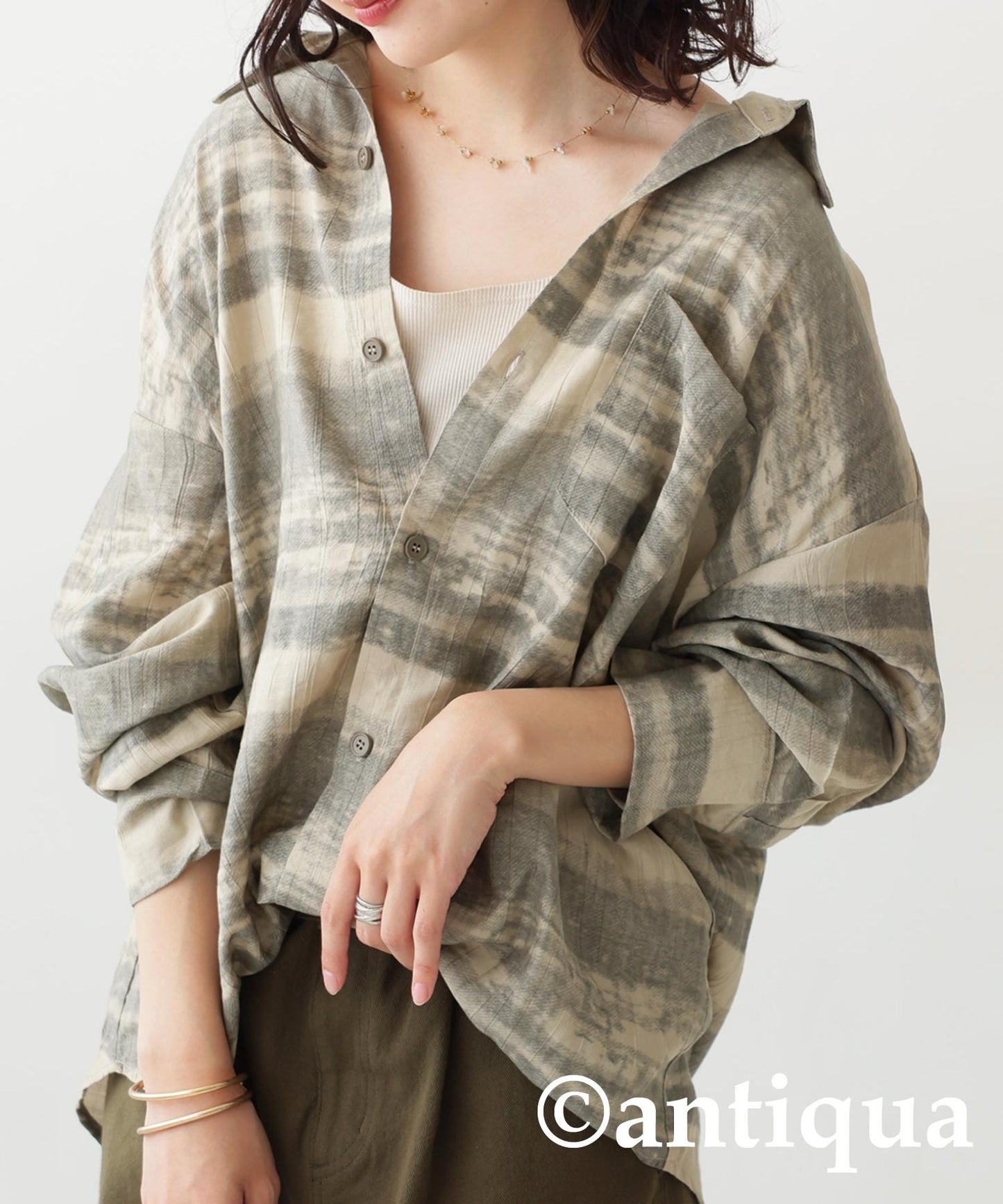 Ladies Nuance Pattern Shirt