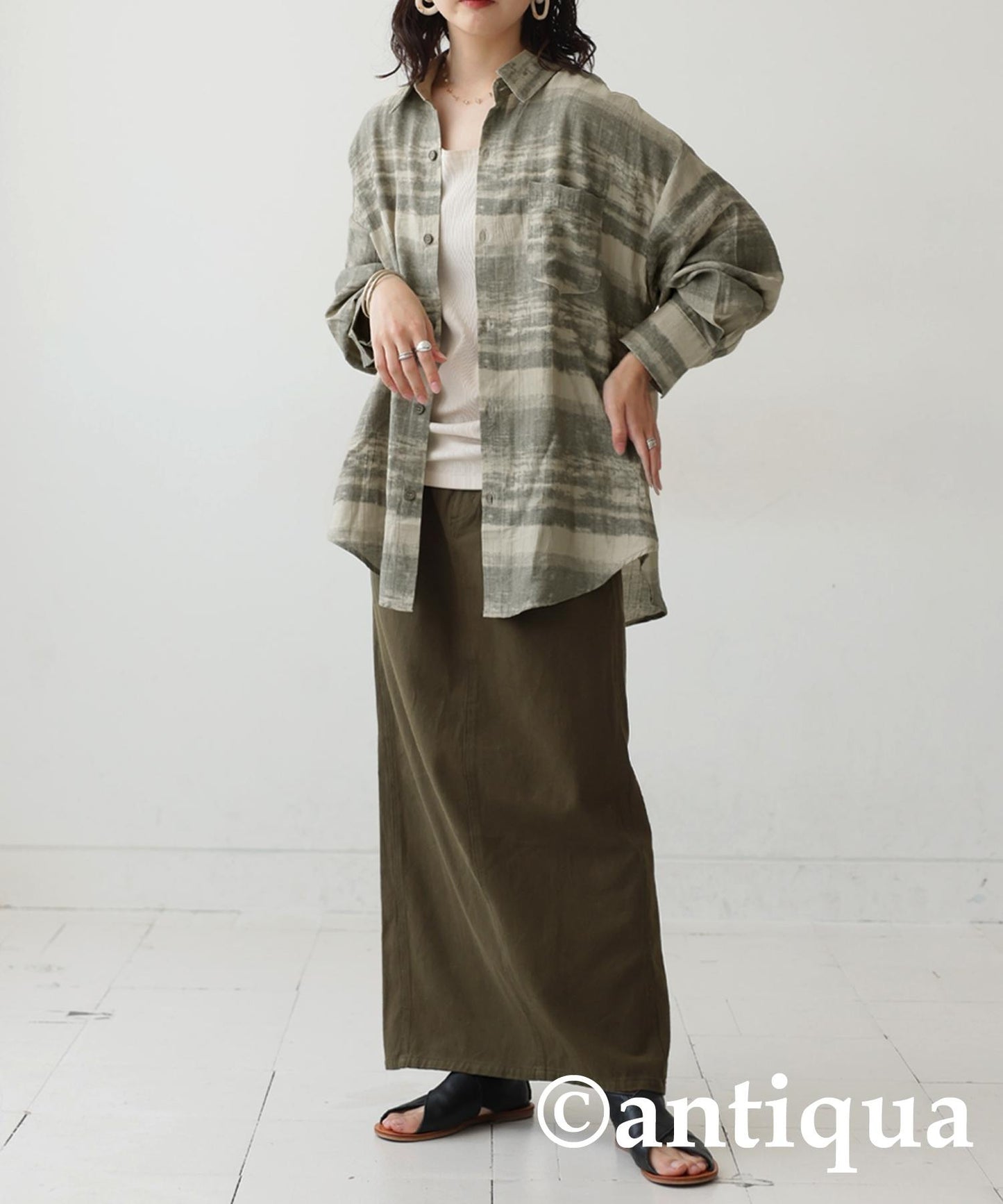 Ladies Nuance Pattern Shirt