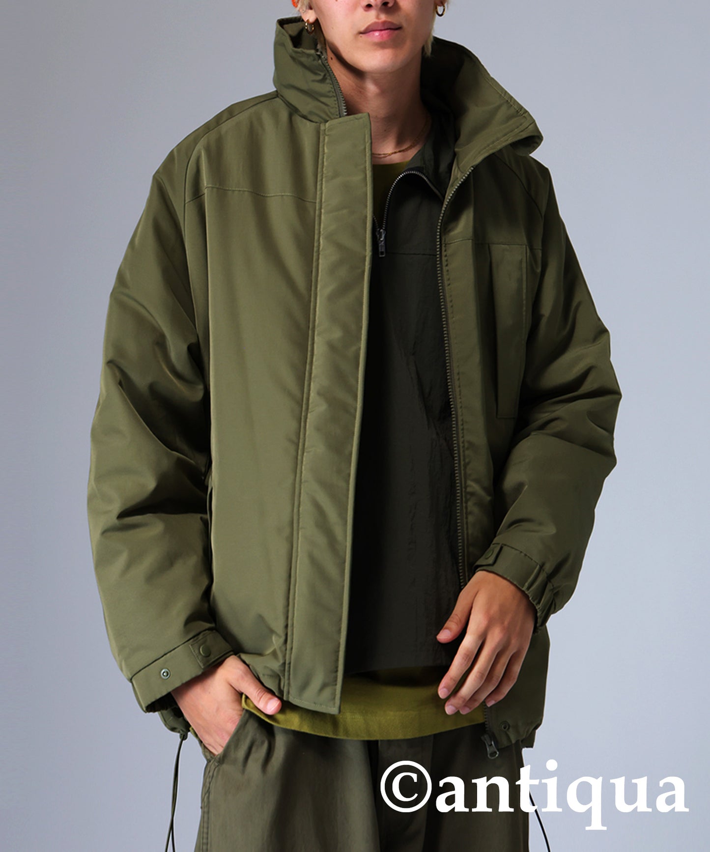 High neck down jacket Men's