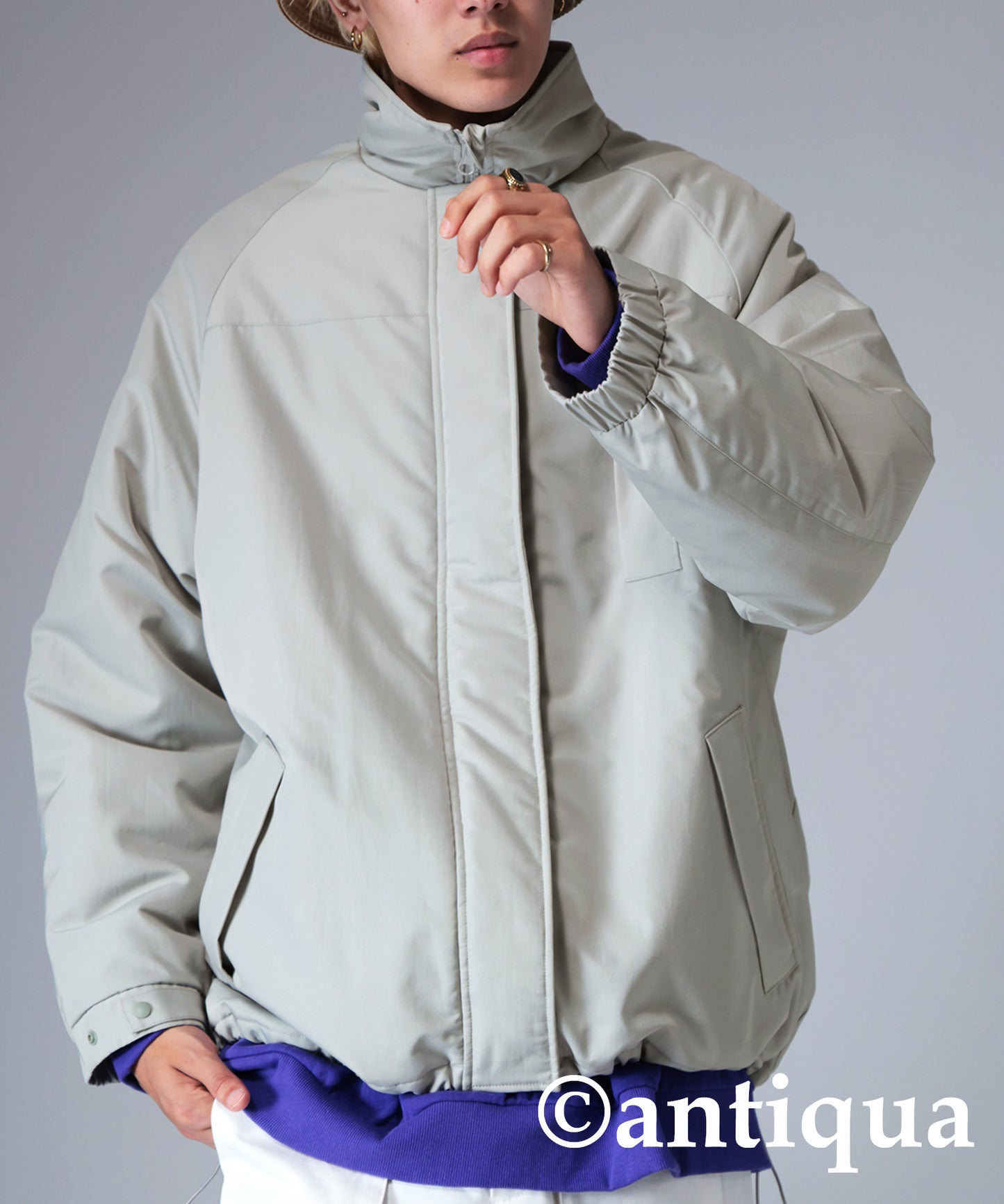 High neck down jacket Men's