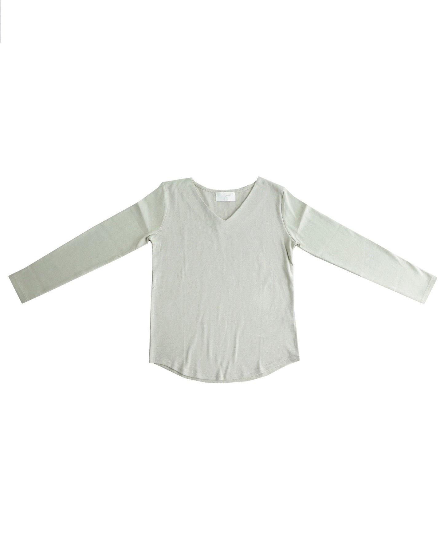 Cotton V -neck Long sleeve T-shirt Ladies Tops Cotton