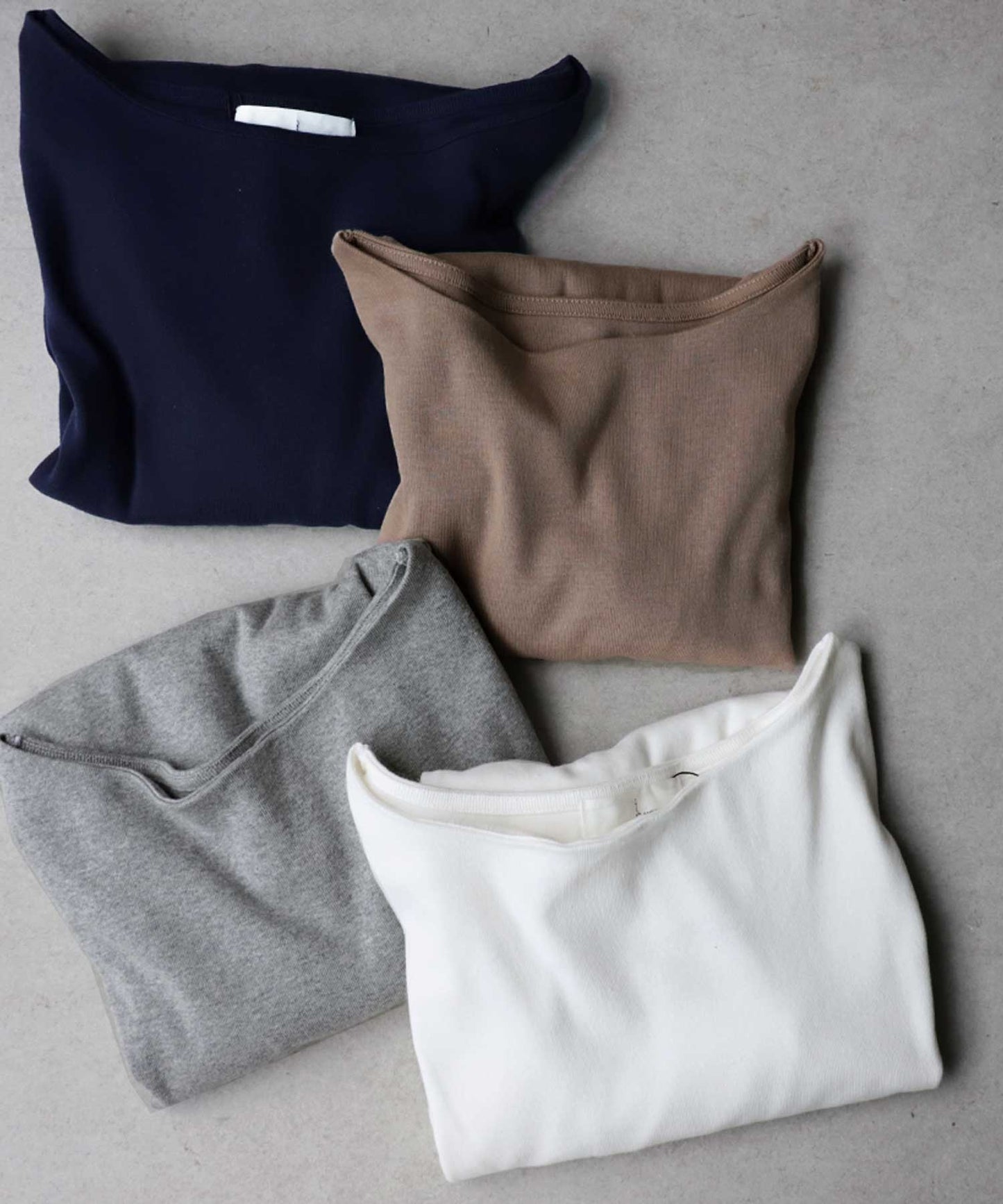 Basic cotton long T-shirts Ladies