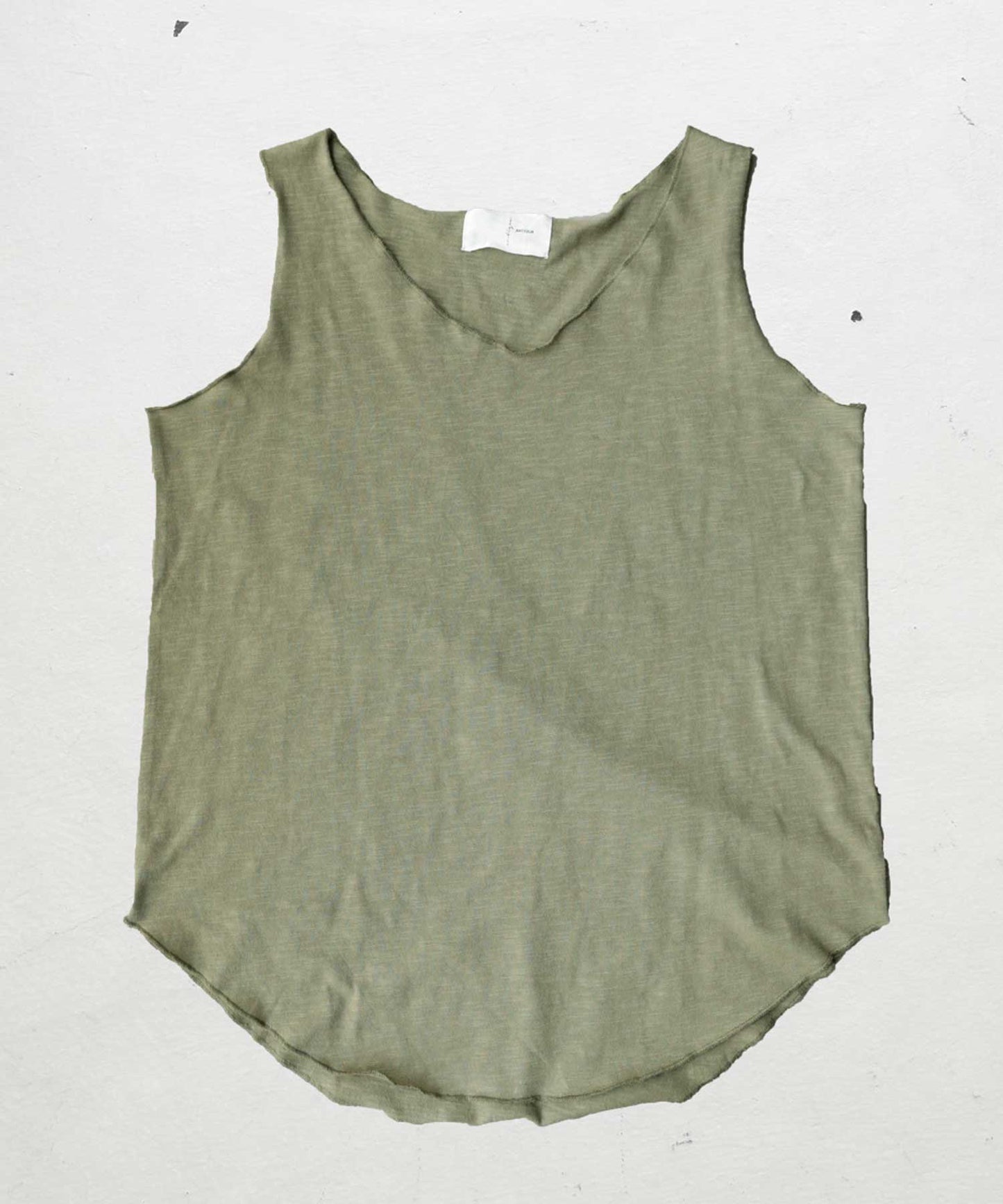 Slab fabric mellow Ladies Tank Tank Top Cotton 100%