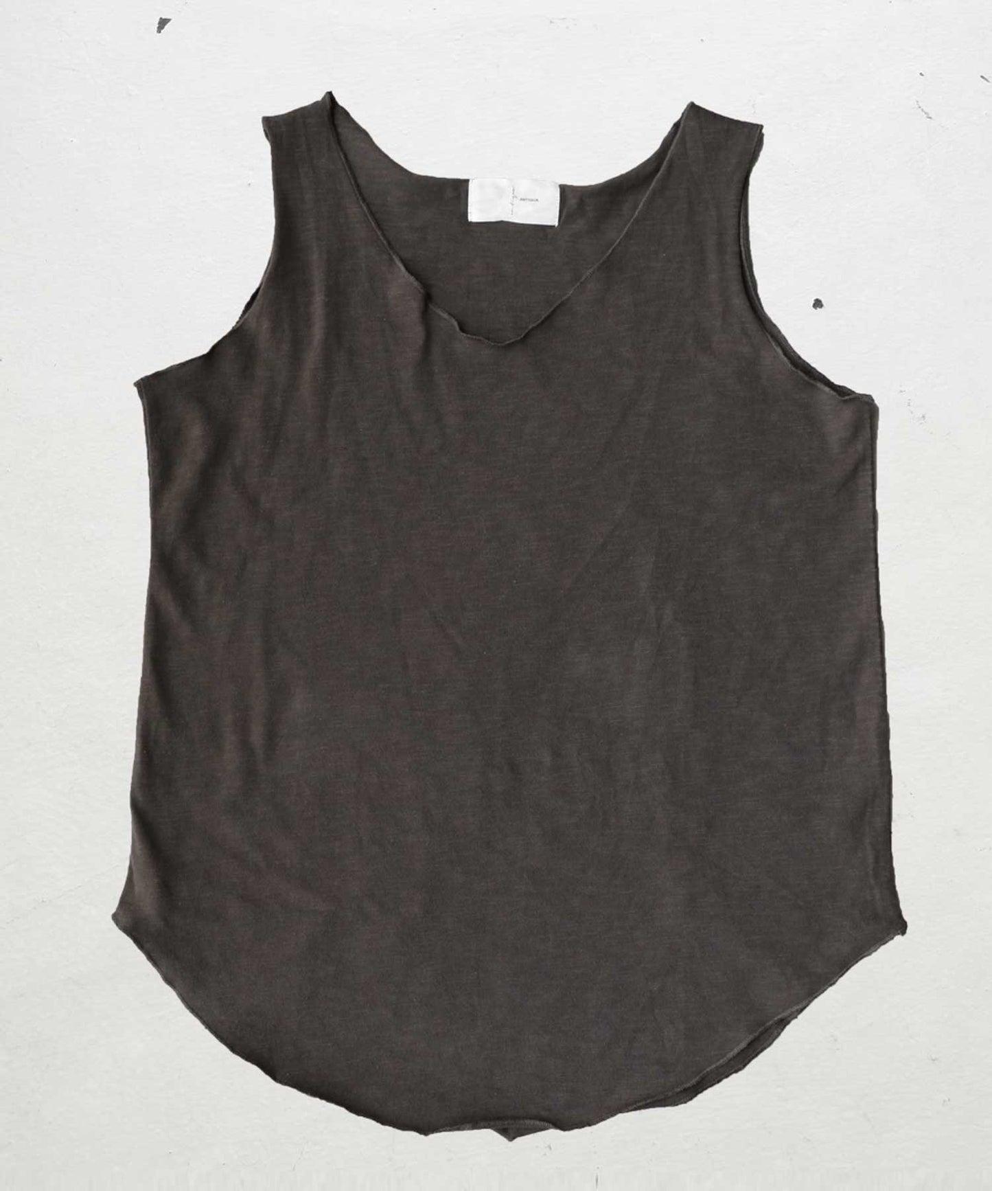 Slab fabric mellow Ladies Tank Tank Top Cotton 100%