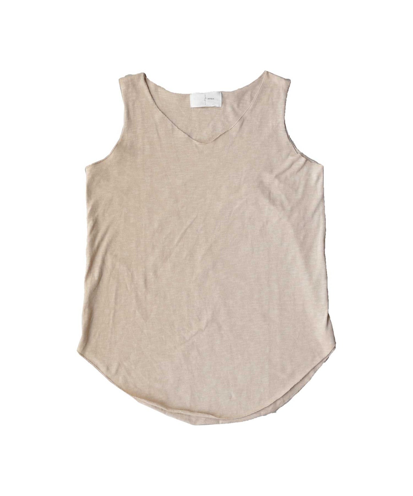 Slab fabric mellow Ladies Tank Tank Top Cotton 100%