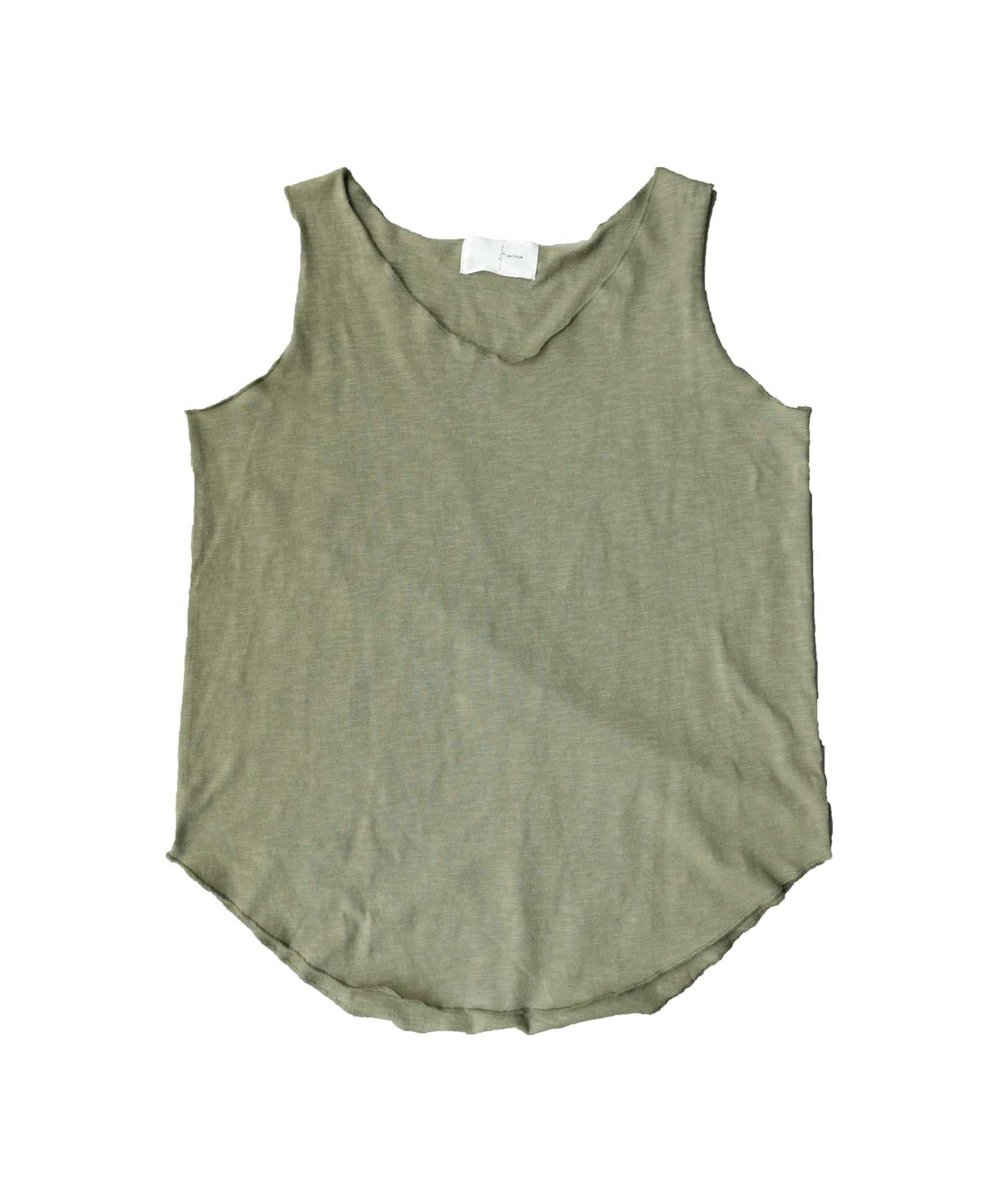 Slab fabric mellow Ladies Tank Tank Top Cotton 100%