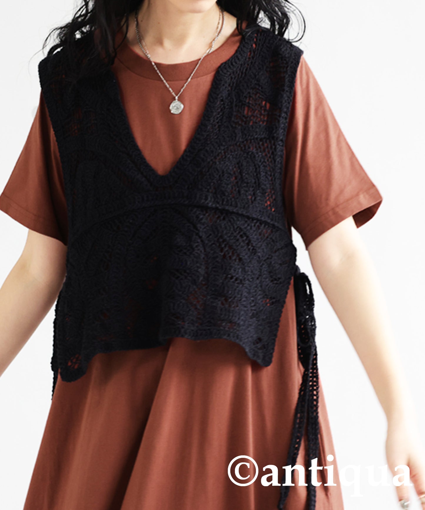 Cut sew casual Maxi length dress short sleeve cotton 100%