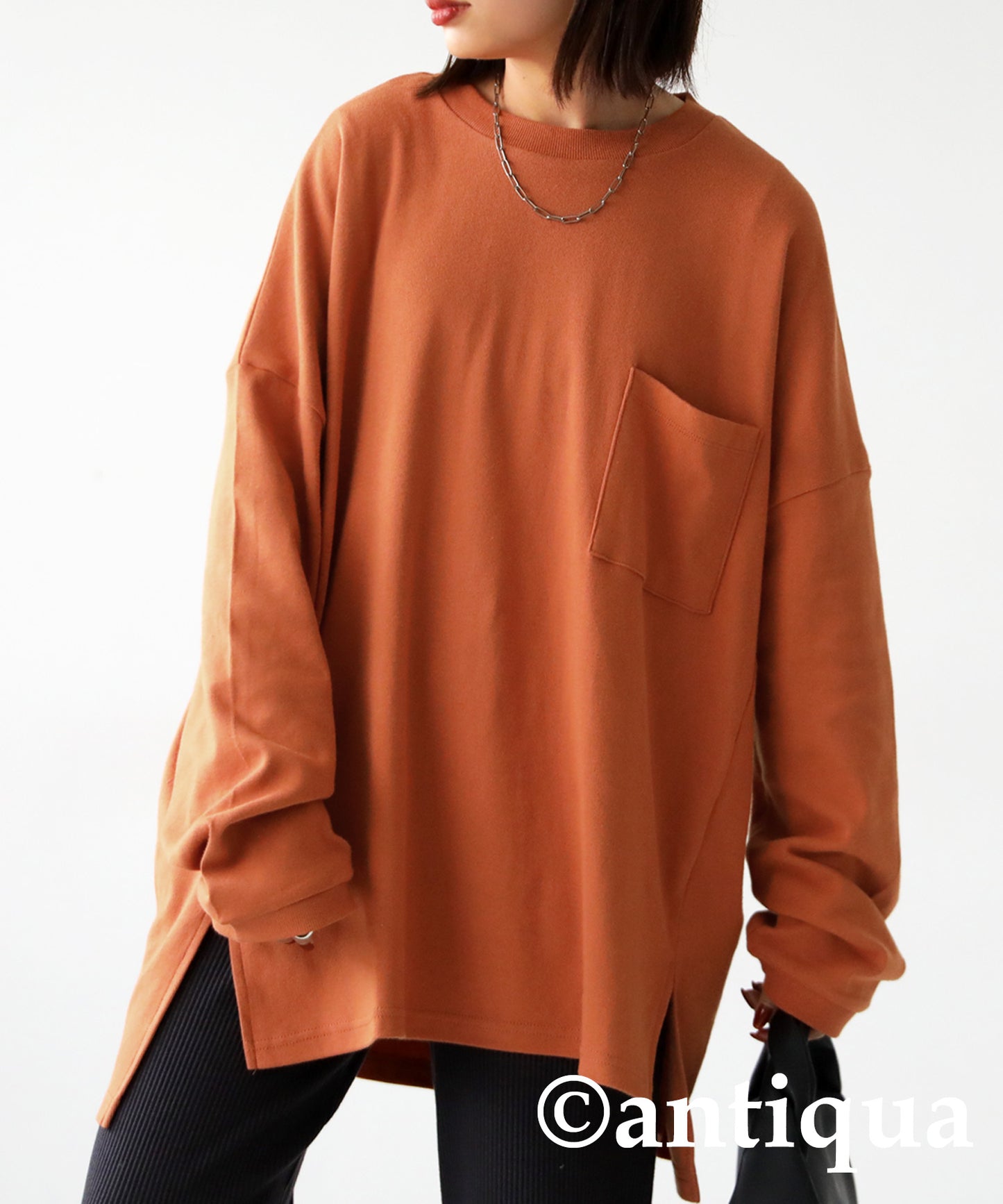 Long T-shirt with pockets Ladies