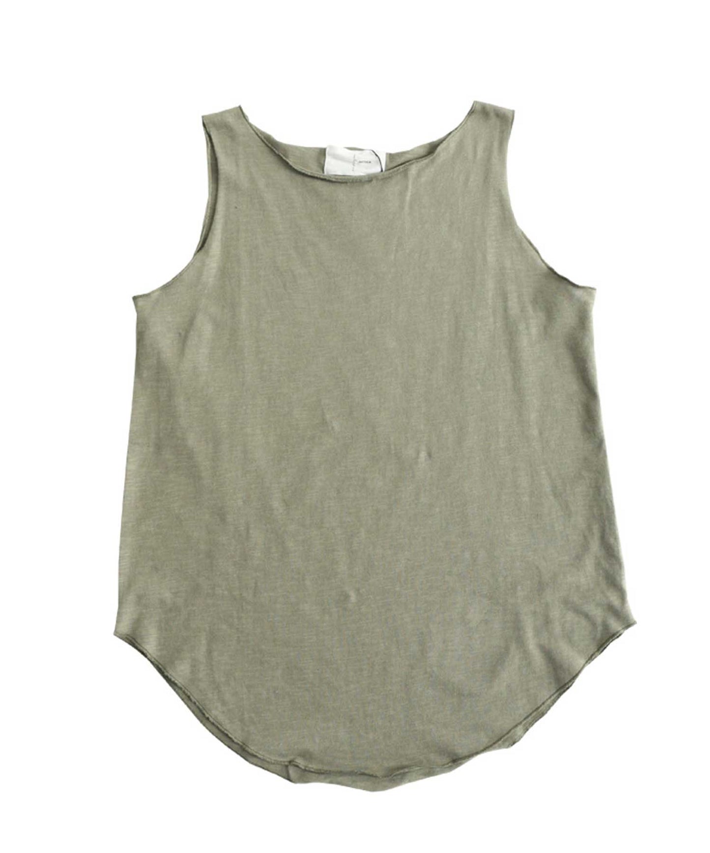 Boat Neck Slab fabric Ladies Tank Top