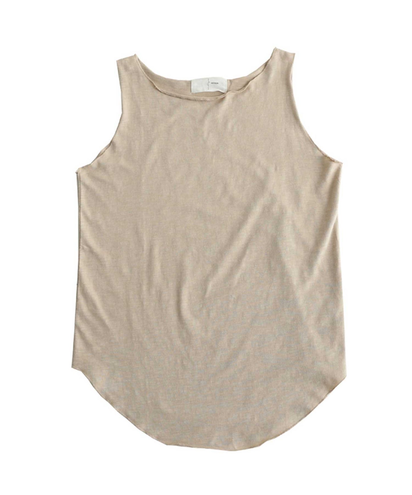 Boat Neck Slab fabric Ladies Tank Top