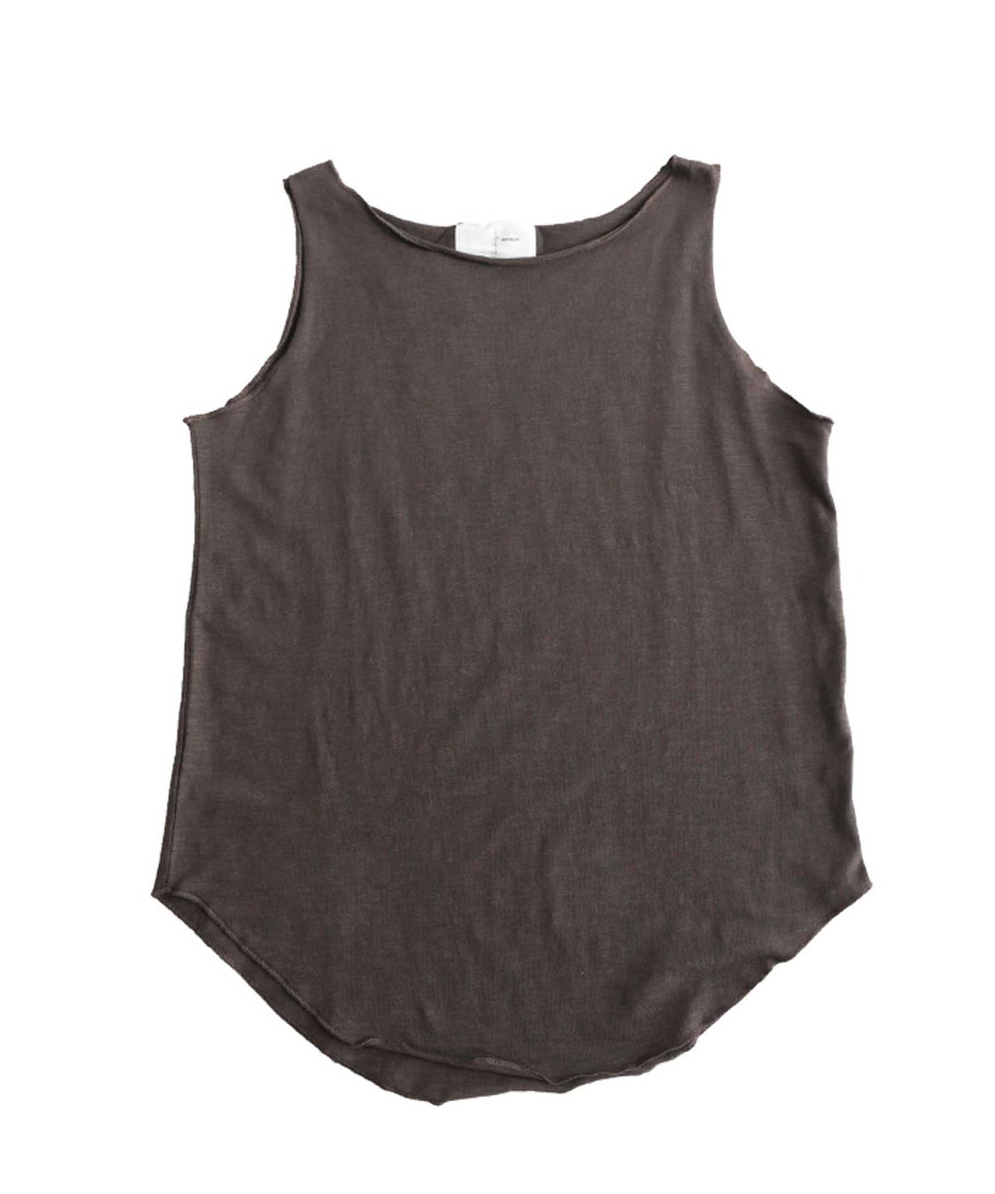 Boat Neck Slab fabric Ladies Tank Top