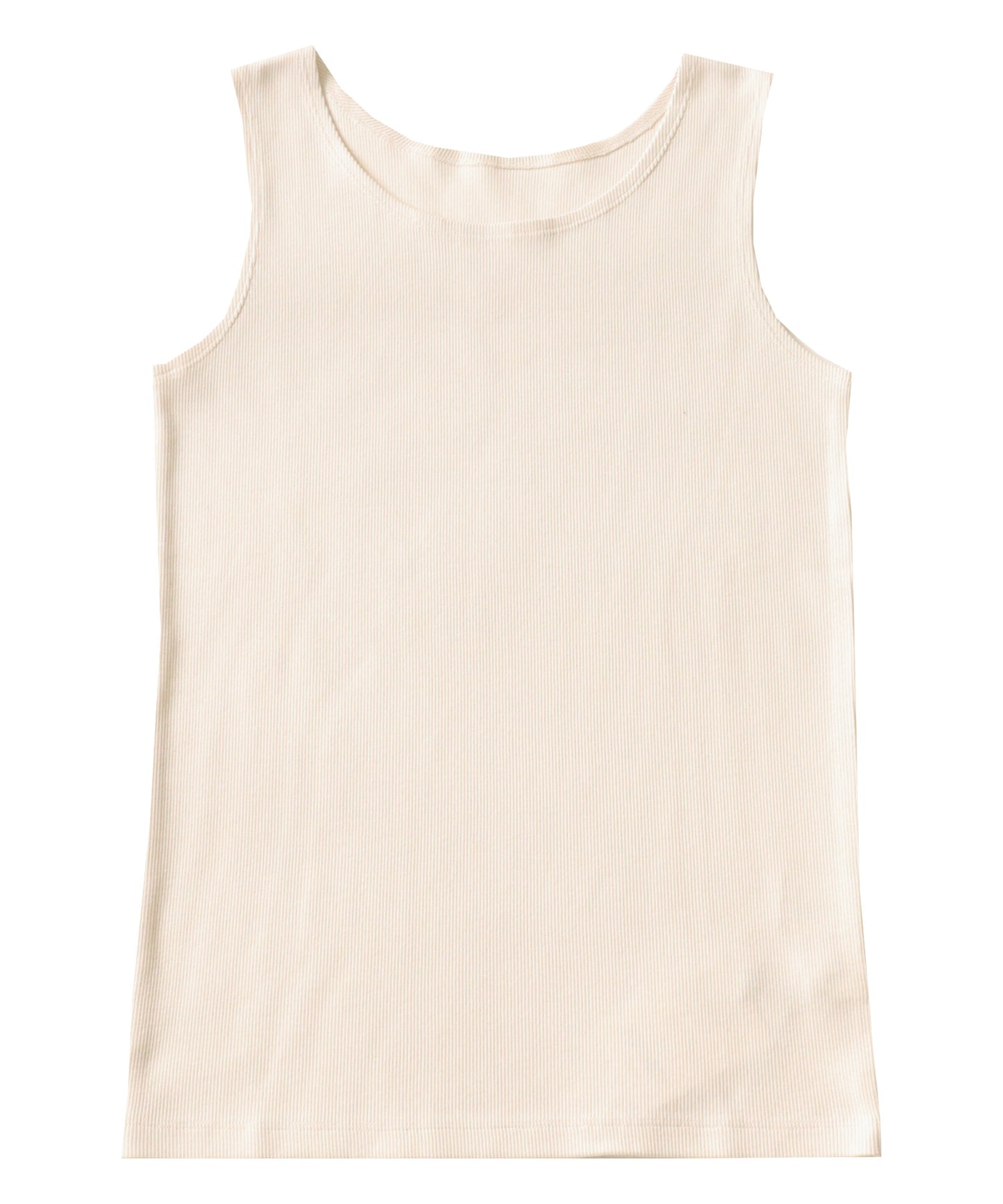 Rib Ladies Tank Tops solid color