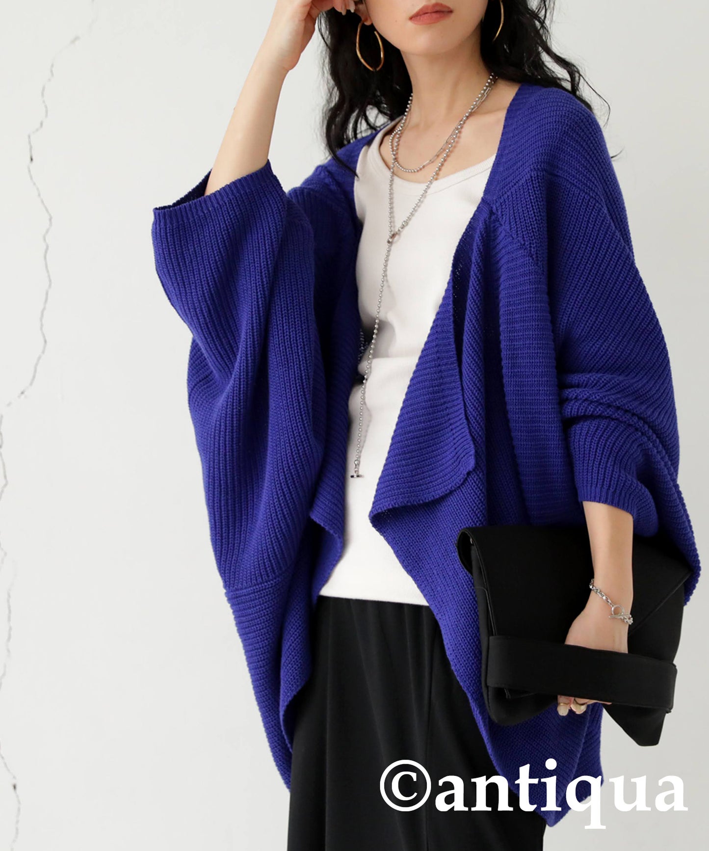 Dolman Ladies Knit Cardigan