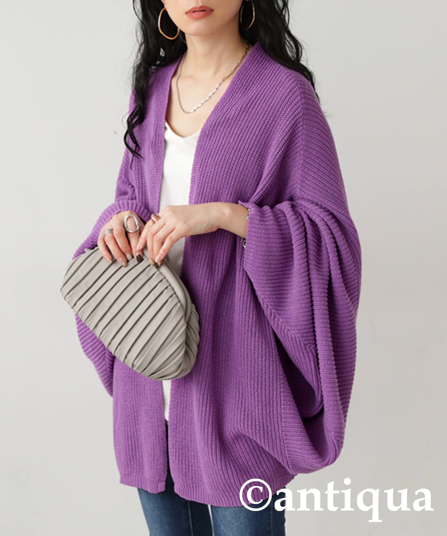 Dolman Ladies Knit Cardigan