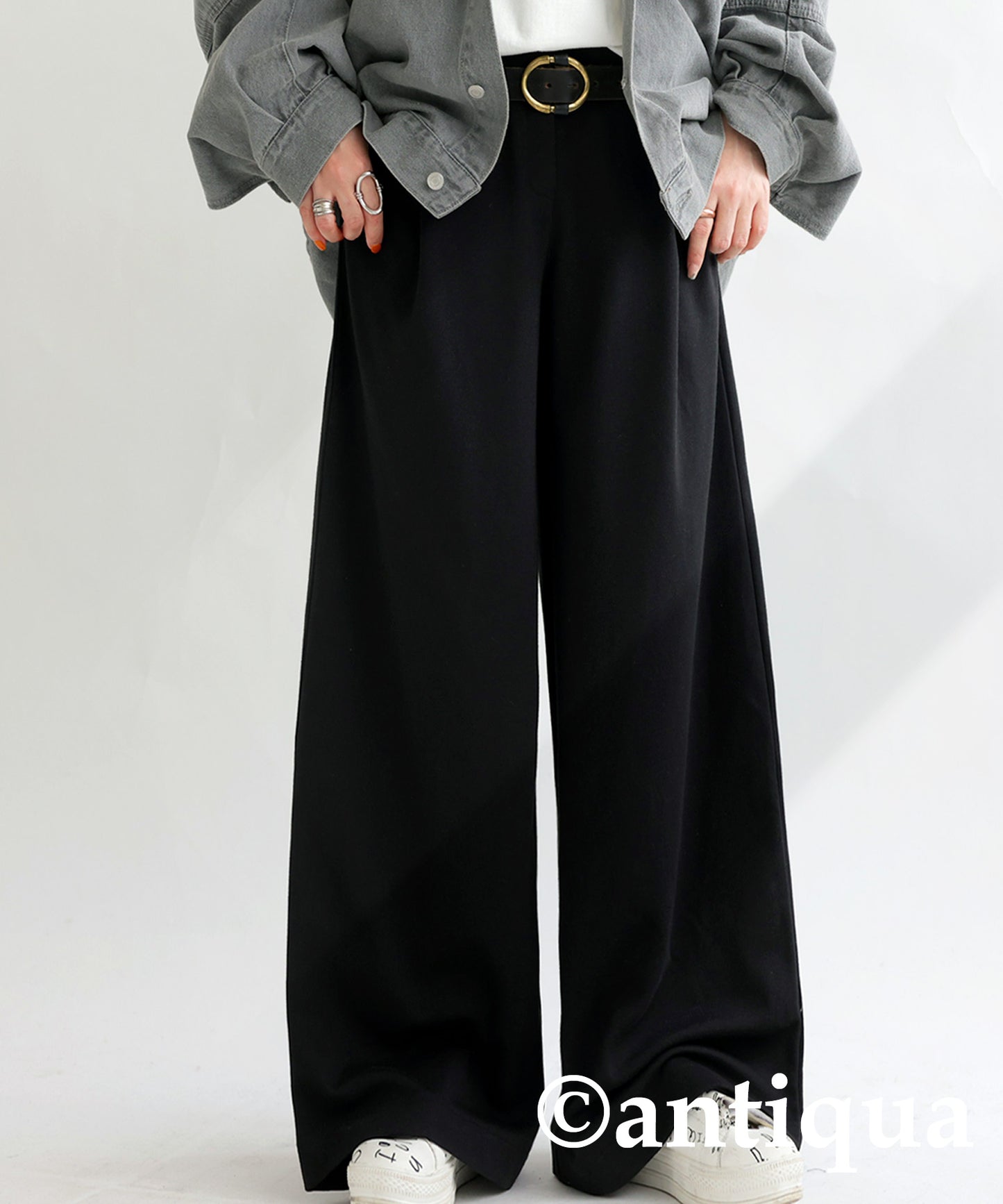 ponte fabric wide Ladies Pants Long