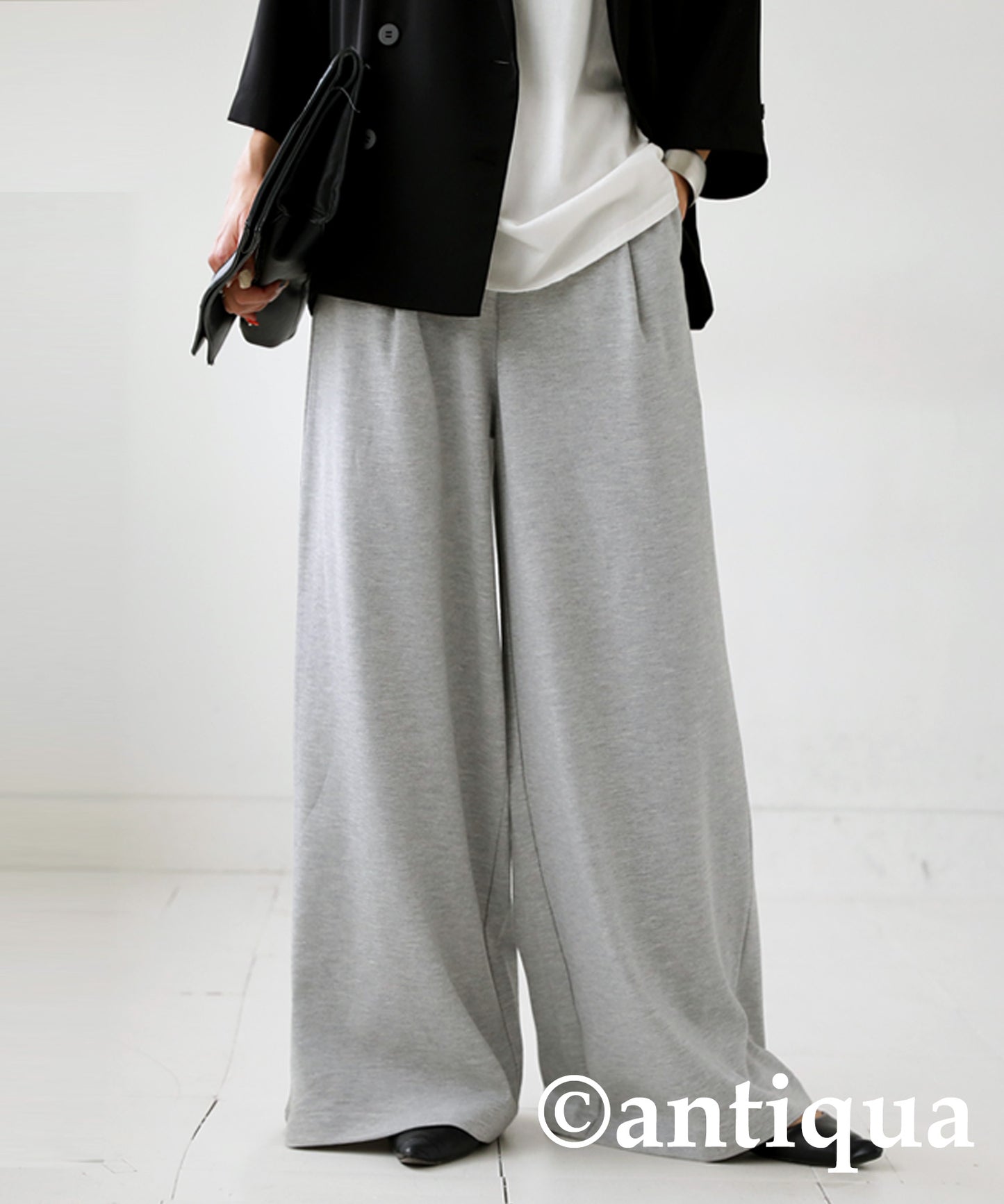 ponte fabric wide Ladies Pants Long