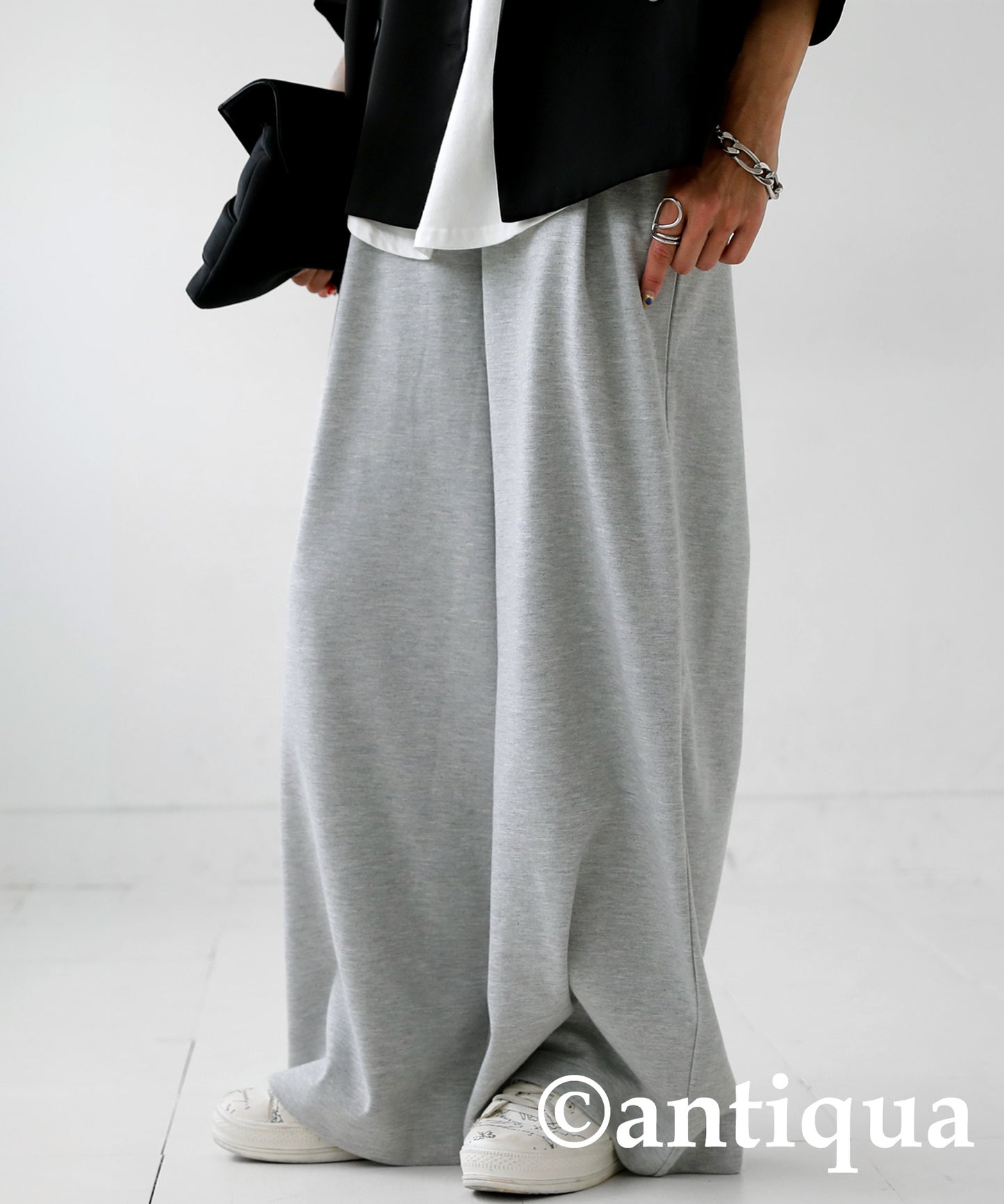 ponte fabric wide Ladies Pants Long