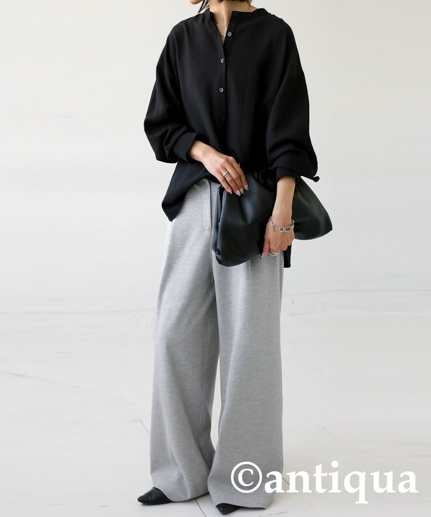 ponte fabric wide Ladies Pants Long