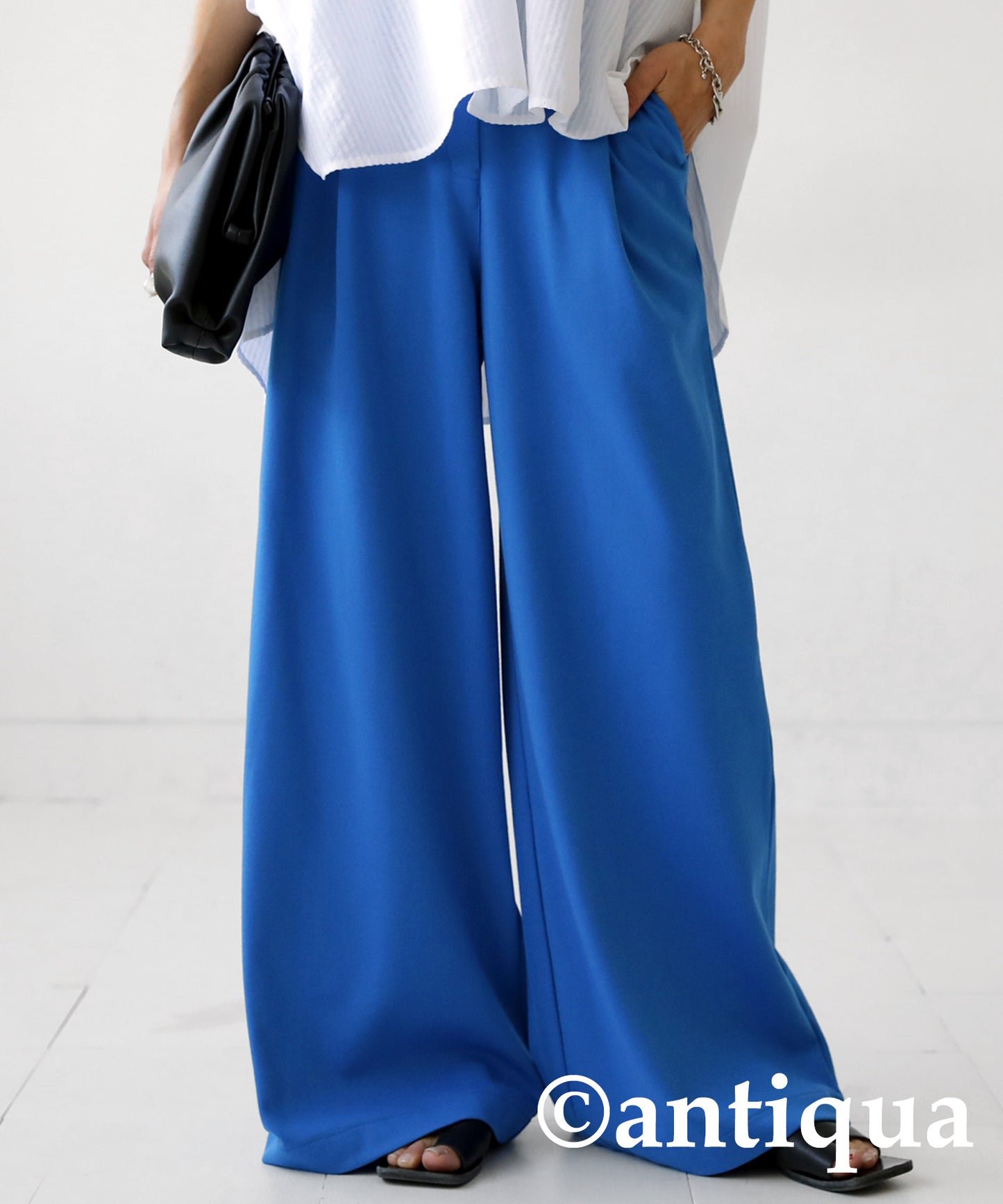 ponte fabric wide Ladies Pants Long