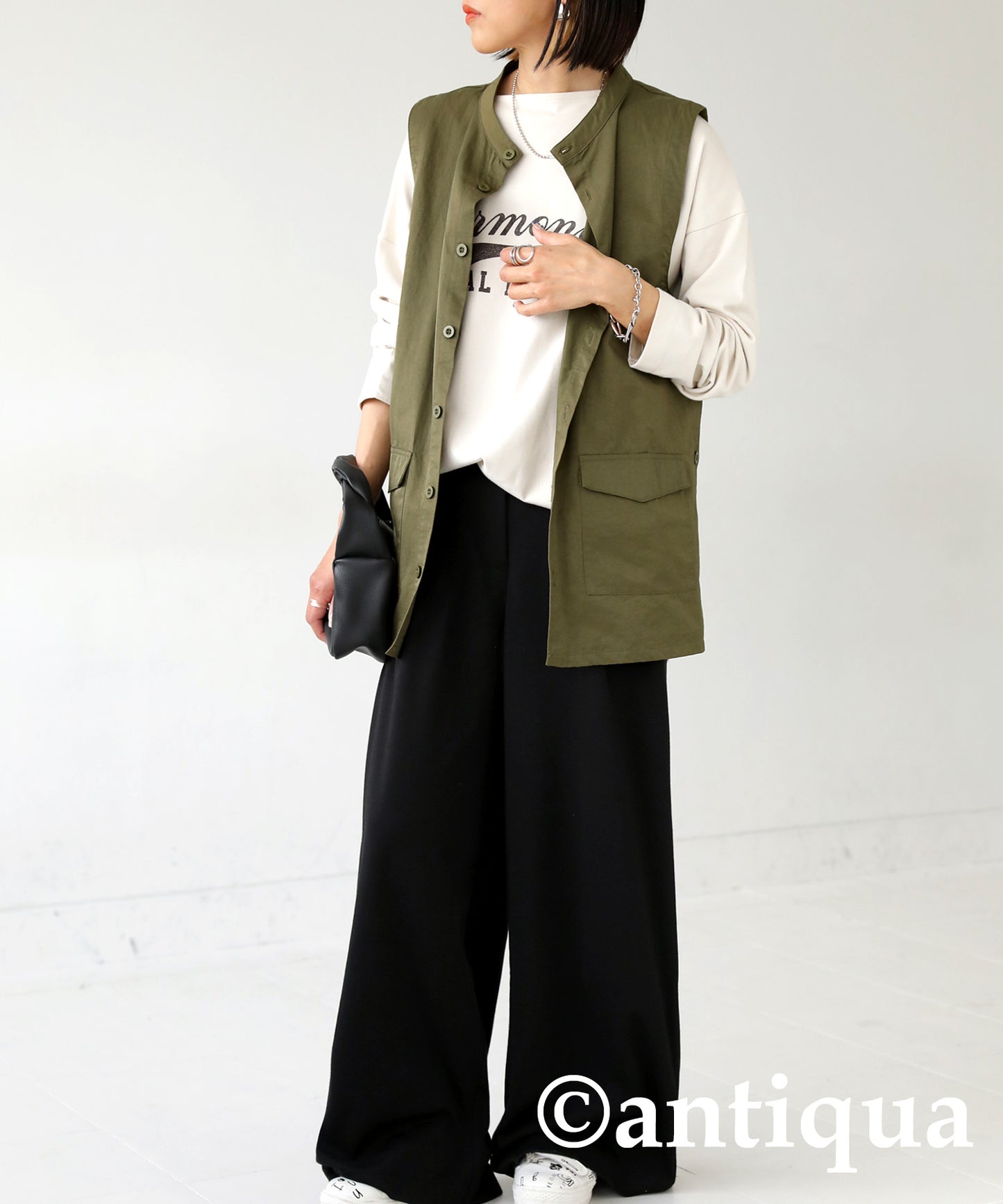 ponte fabric wide Ladies Pants Long