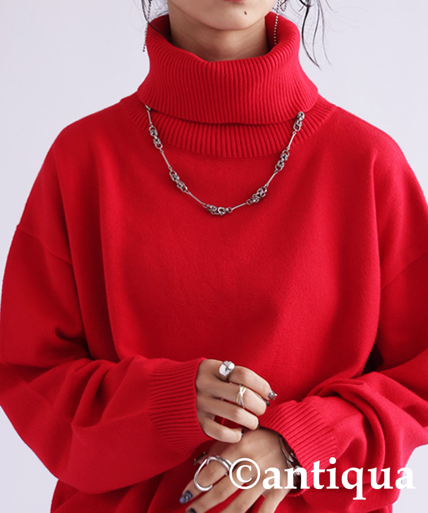 High neck knit Ladies