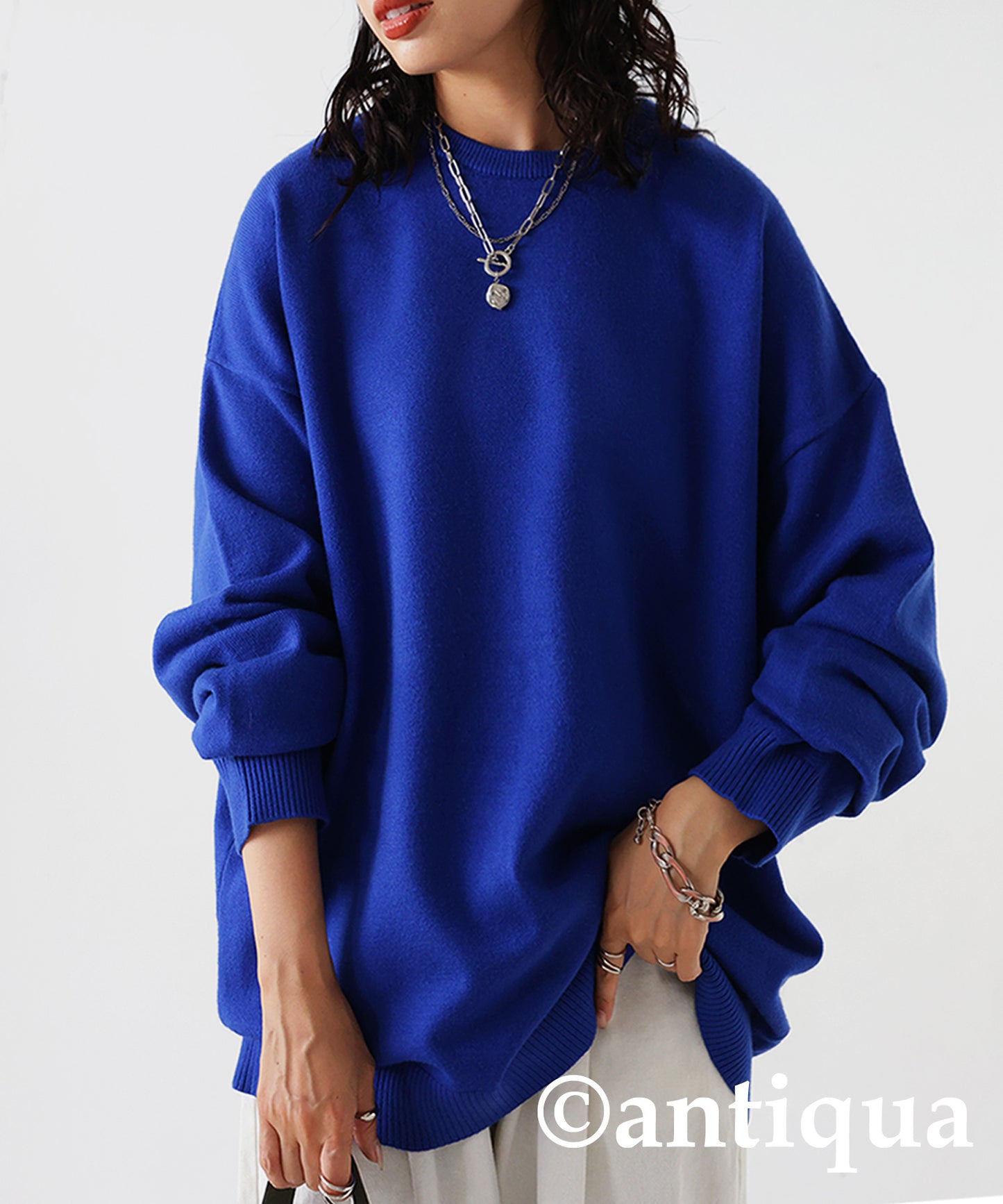 Crew neck knit Ladies