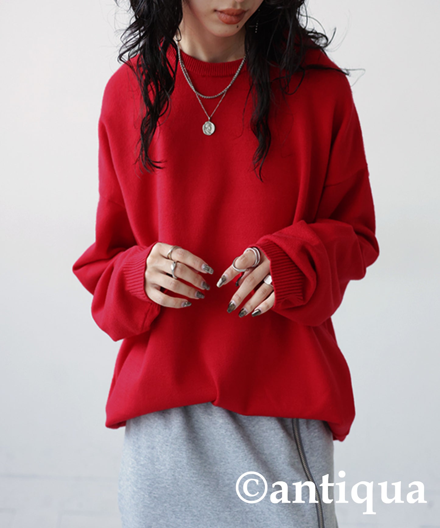 Crew neck knit Ladies